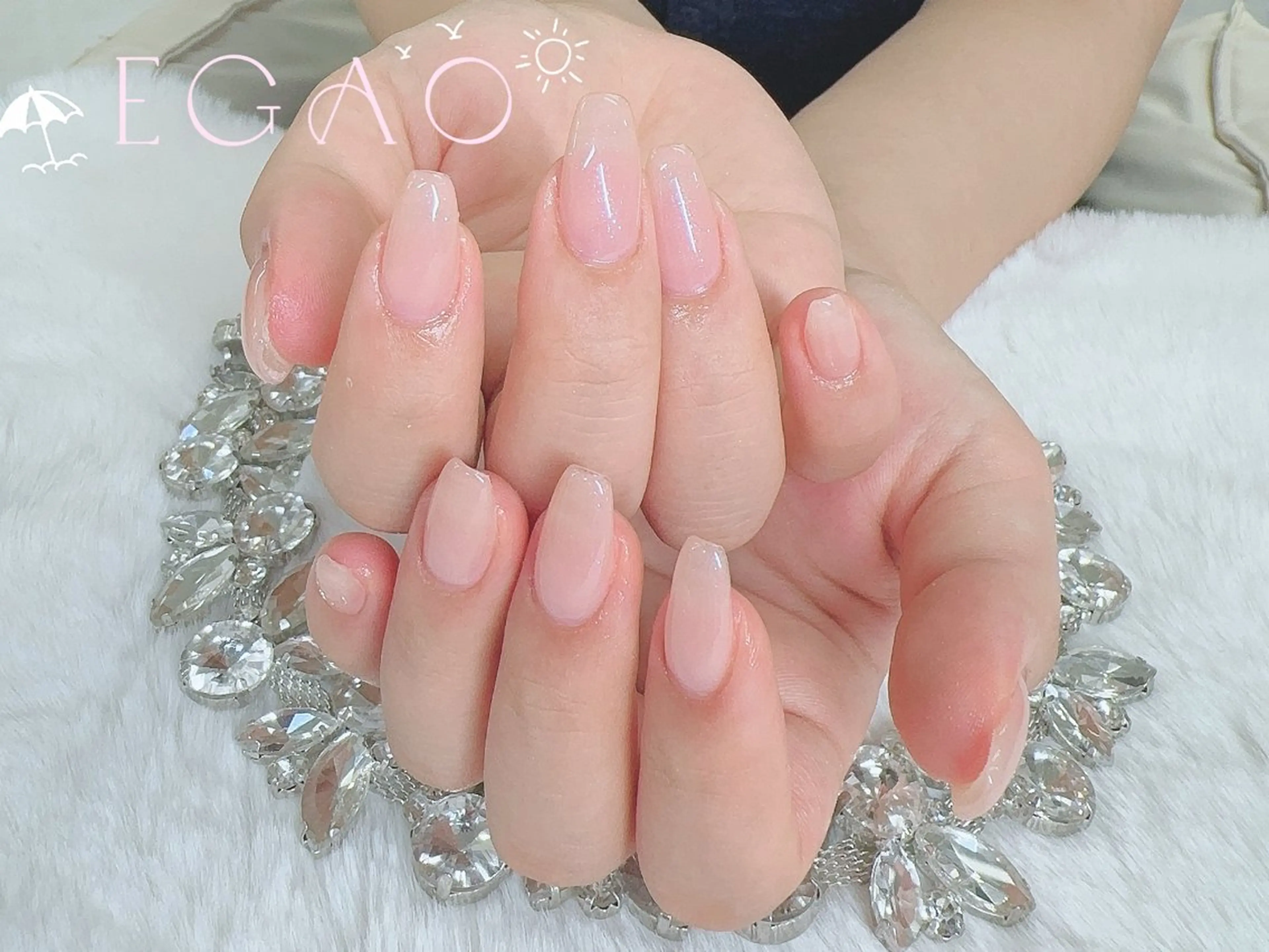 ネイル アートネイル フットネイル フレンチネイル ジェルネイル グラデーション ハンドネイル Egao Nail Salonのネイルデザイン