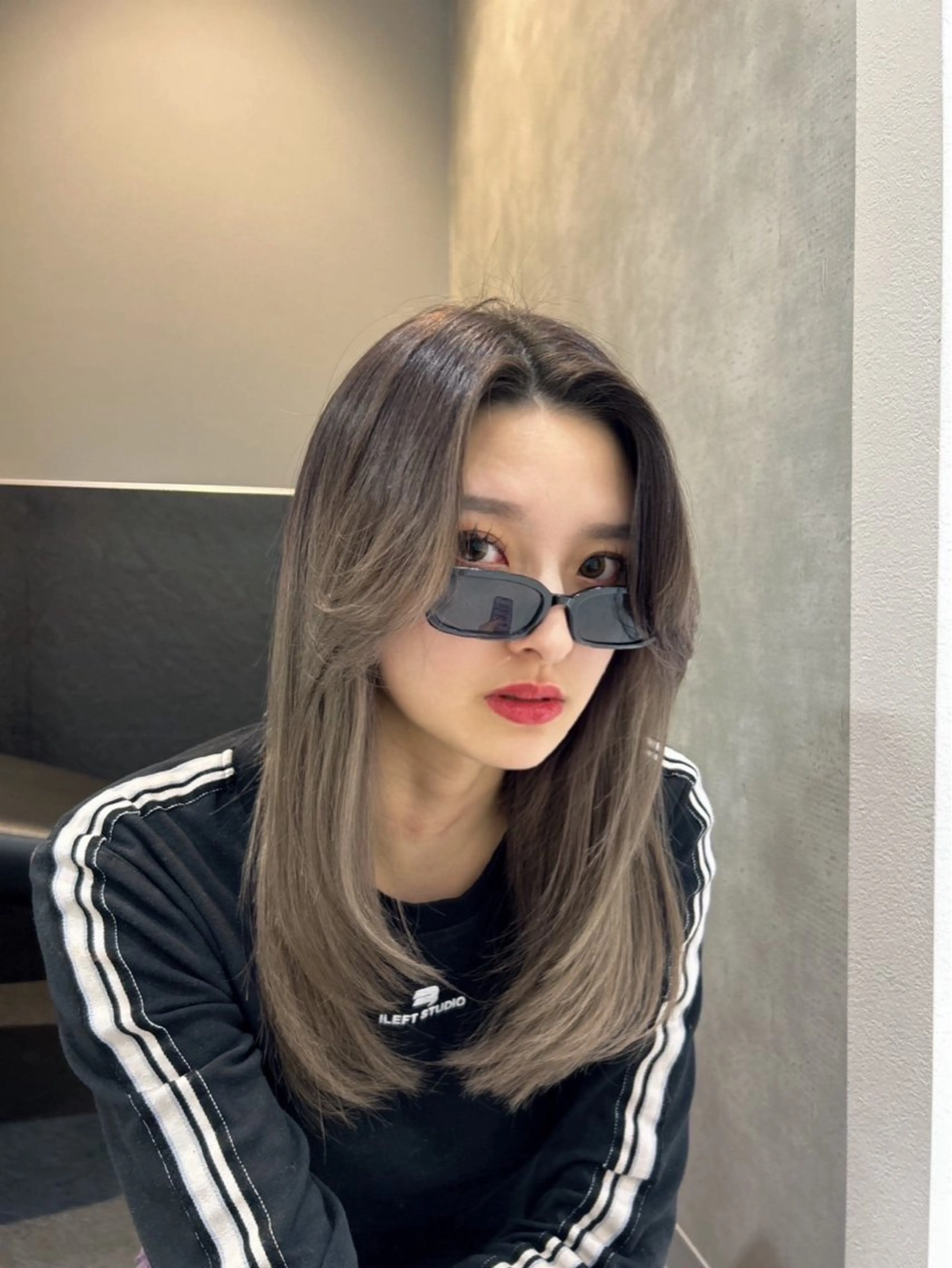 セミロング 顔周りカット レイヤーカット 大人レイヤー/艶美髪 🇺🇸TOMONAのヘアスタイル