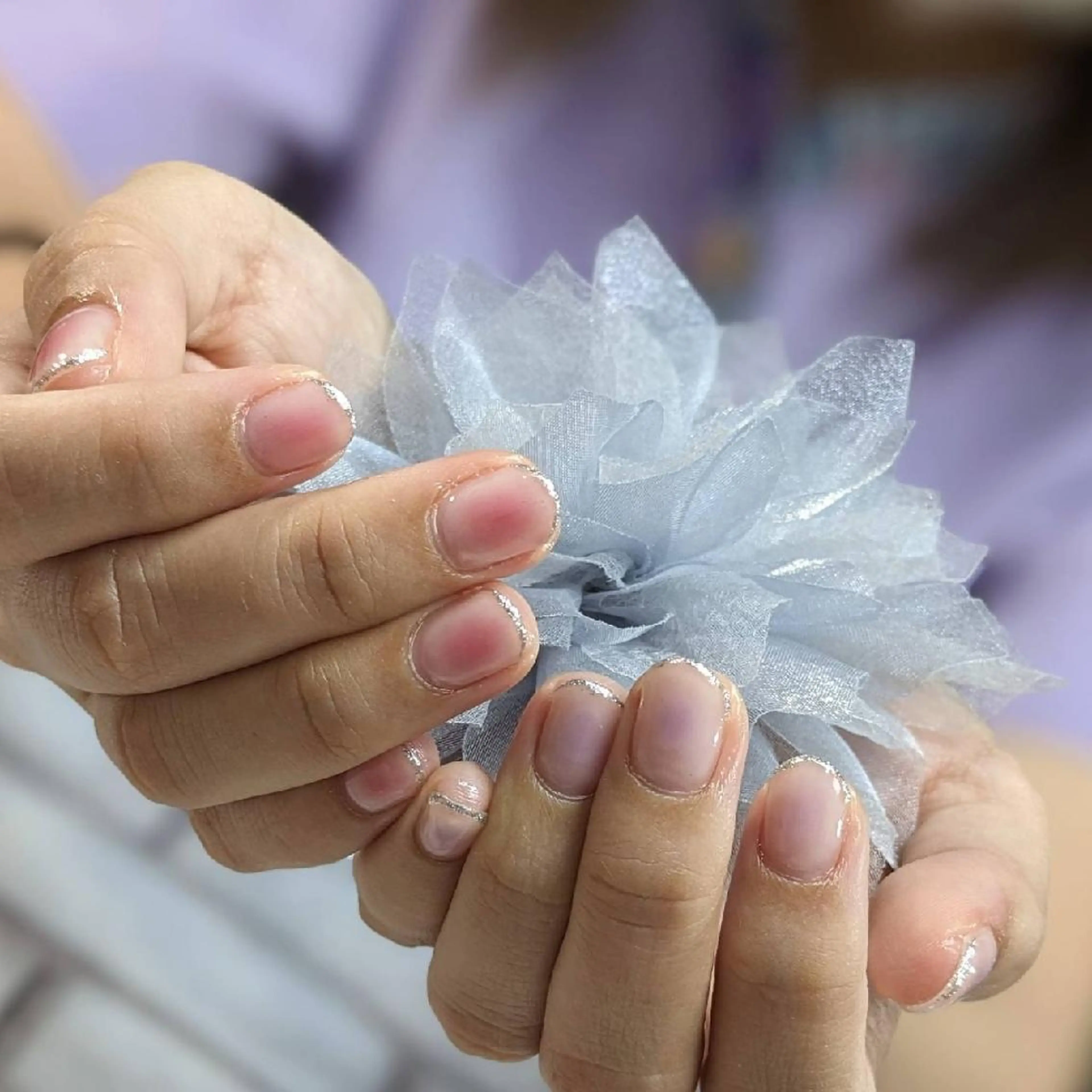 ネイル チークネイル ワンカラーネイル ハンドネイル ネイルサロンベルティ .keikoのネイルデザイン