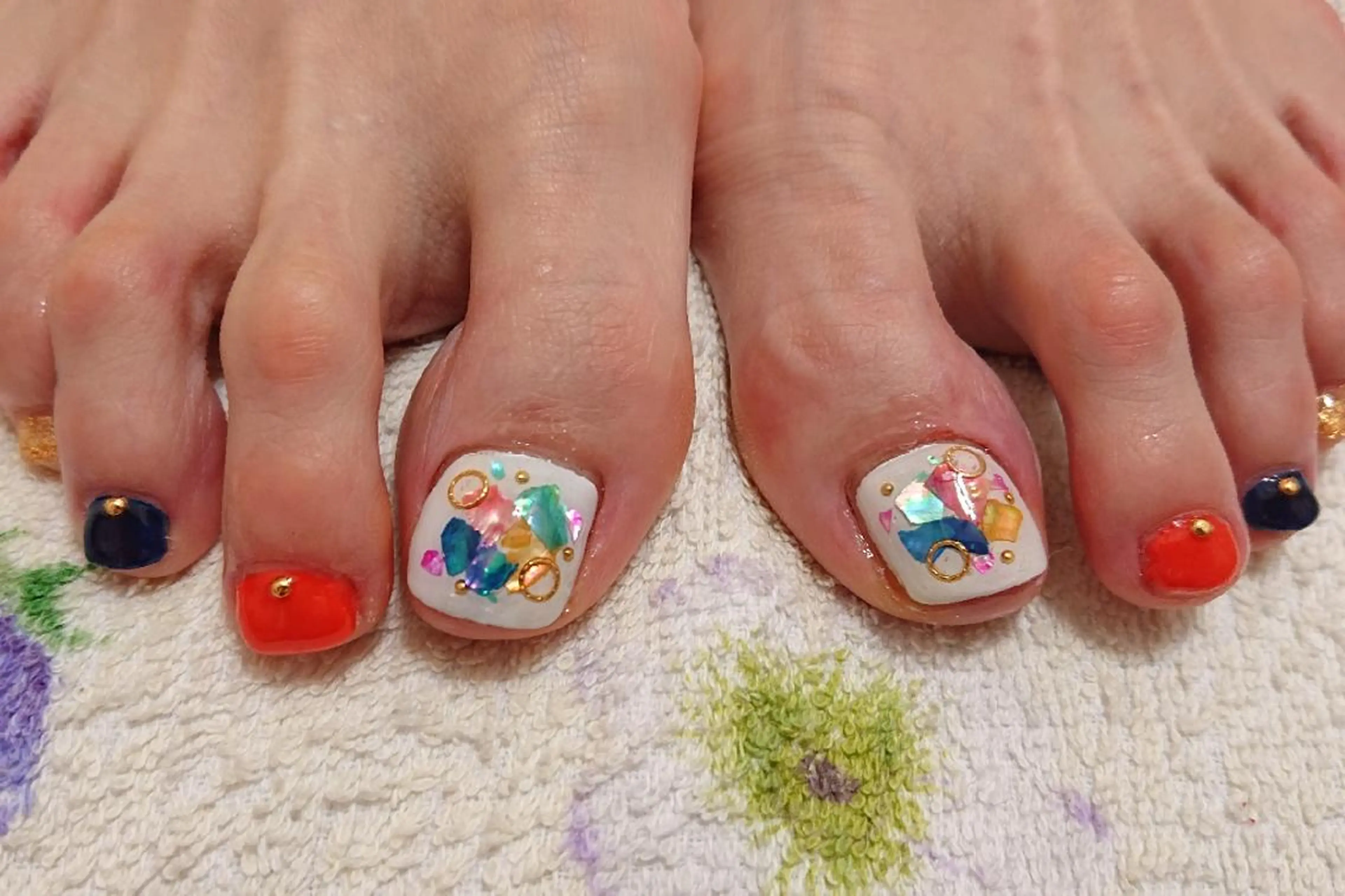 ネイル アートネイル フットネイル ジェルネイル あんきち    のネイルデザイン