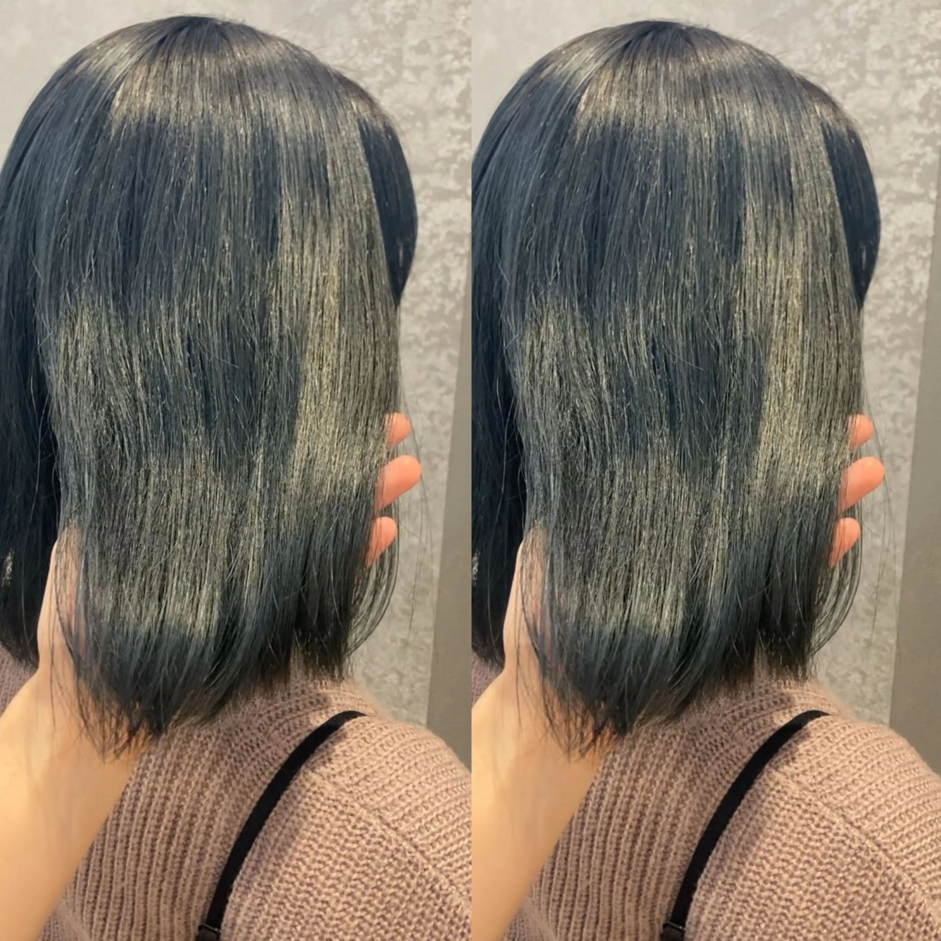 ミディアム カラー schon所属・み うのヘアスタイル