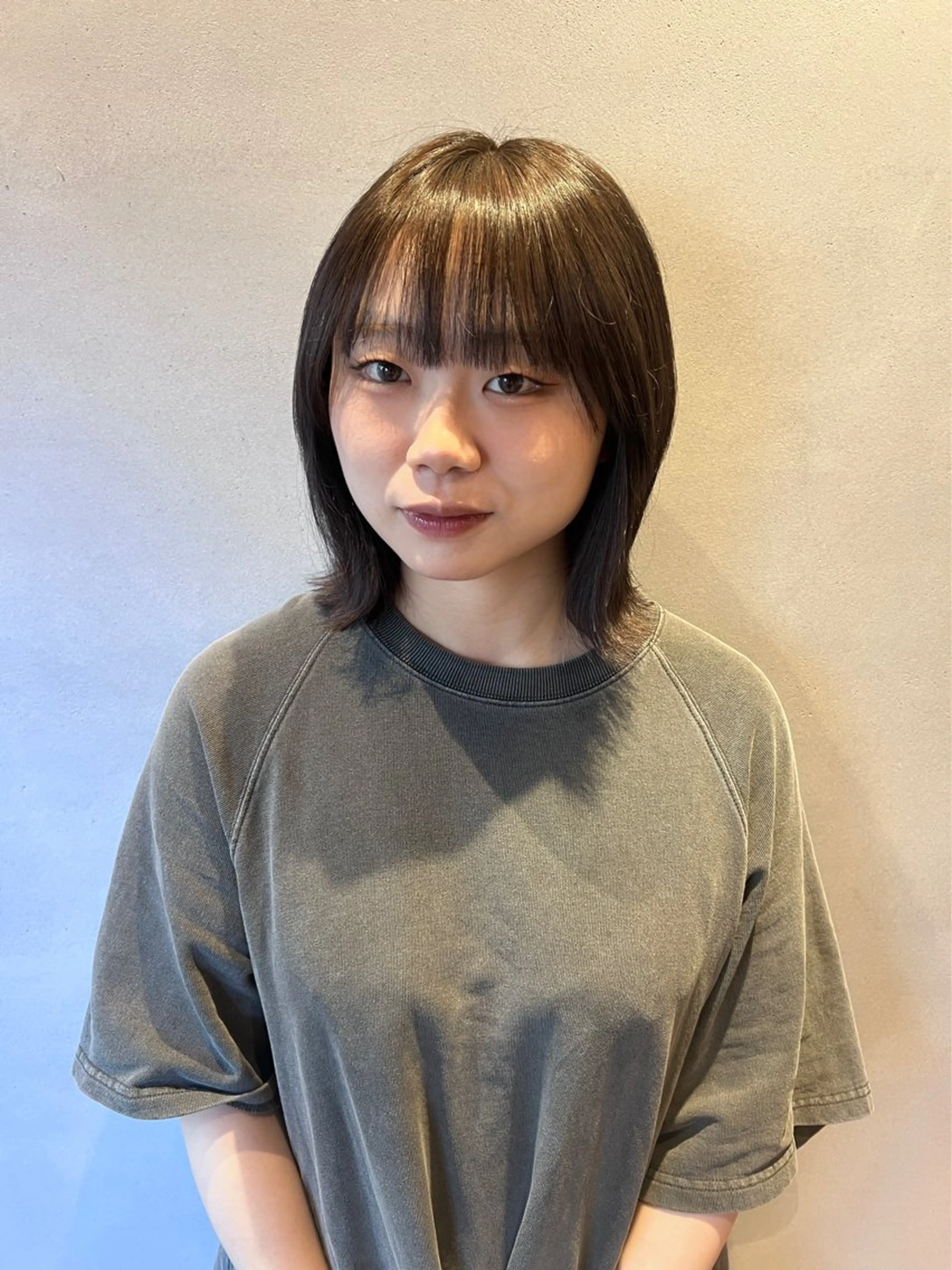 ショート カラー ブラウンカラー ココアブラウン ボブ 小山 優香のヘアスタイル