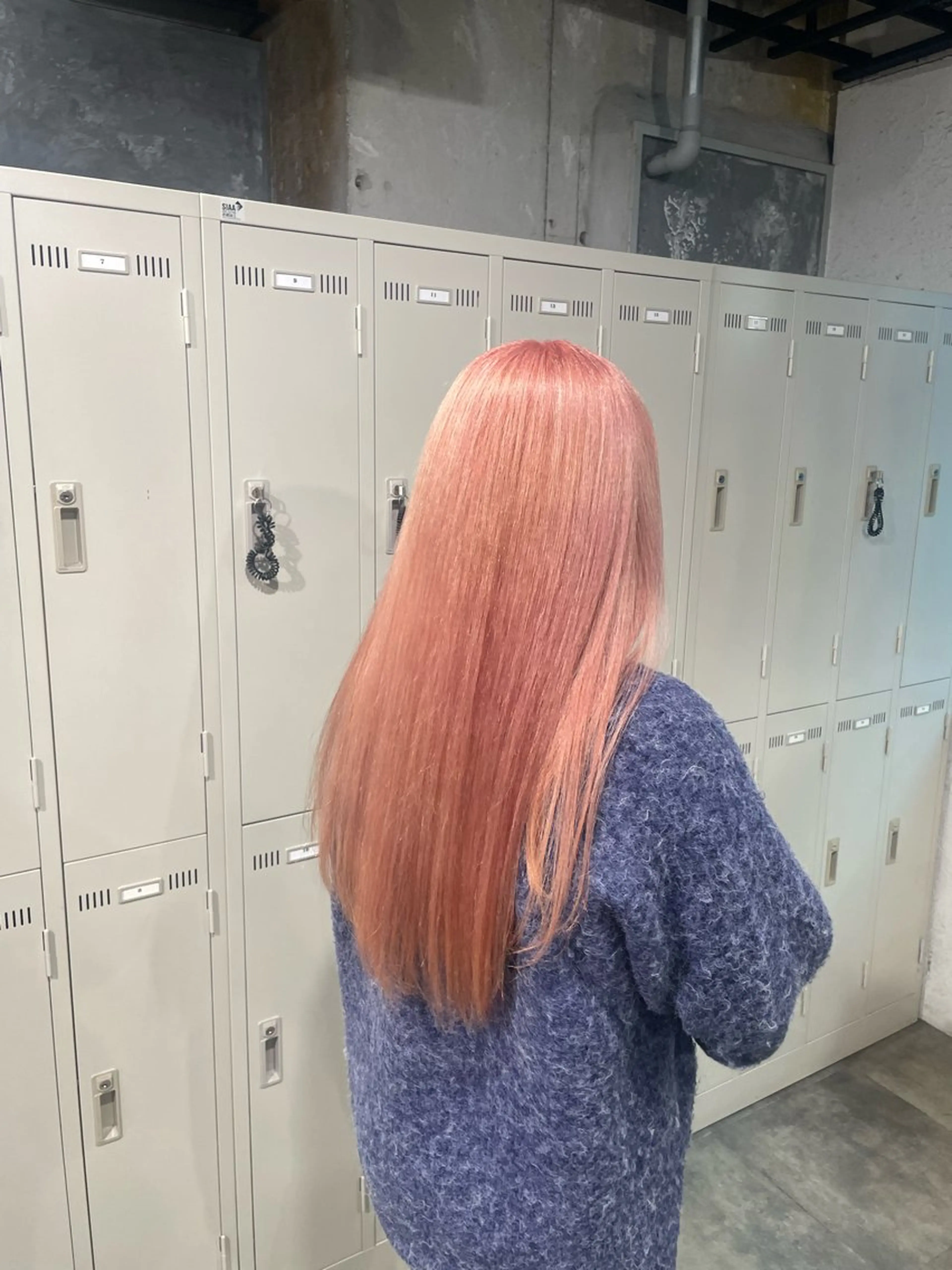 ロング カラー ヘアカラー ハイトーン 横浜💞ミオのヘアスタイル