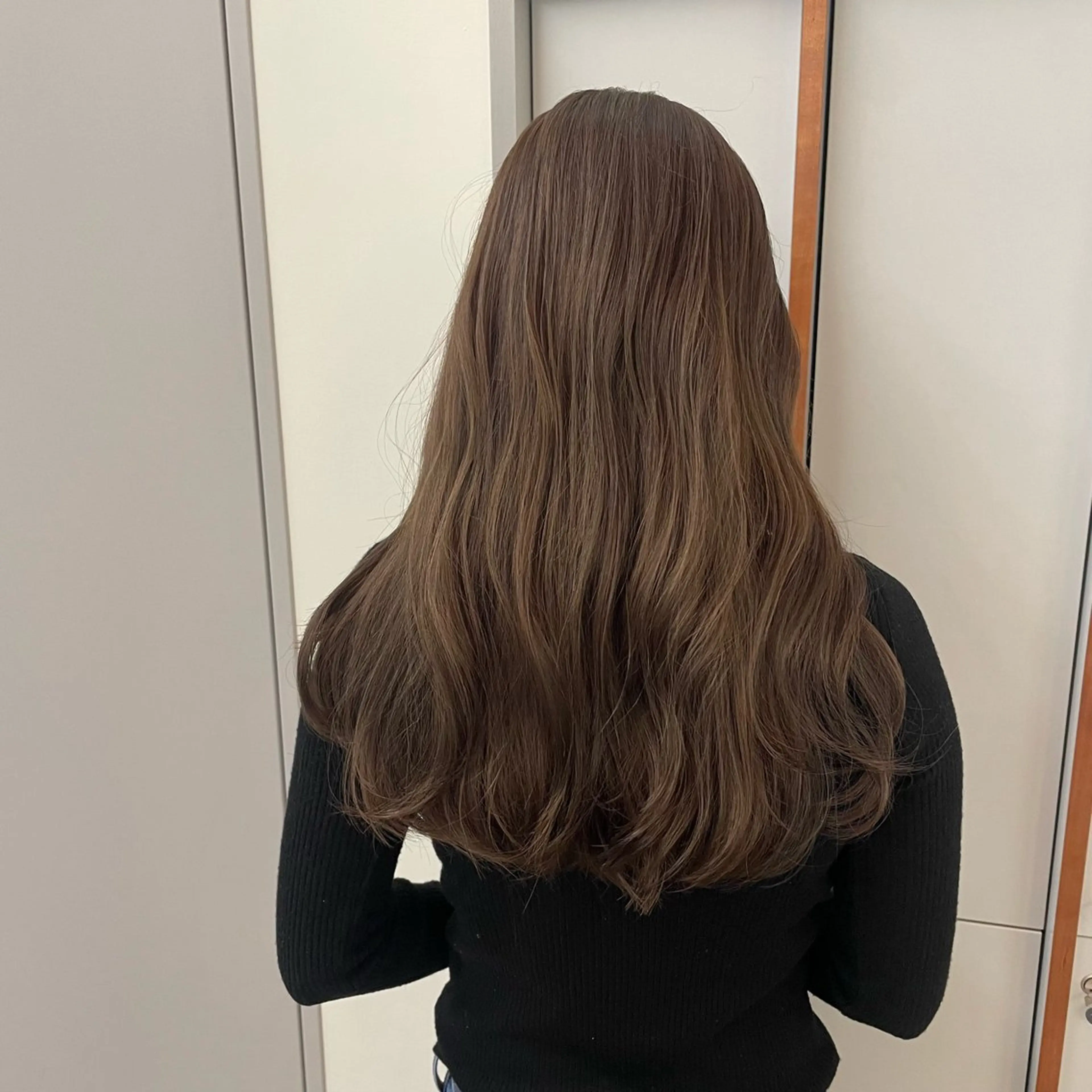 【平日2名限定】小顔カット+透明感カラー+超音波トリートメント 栄/矢場 韓国ヘア、暖色の写真