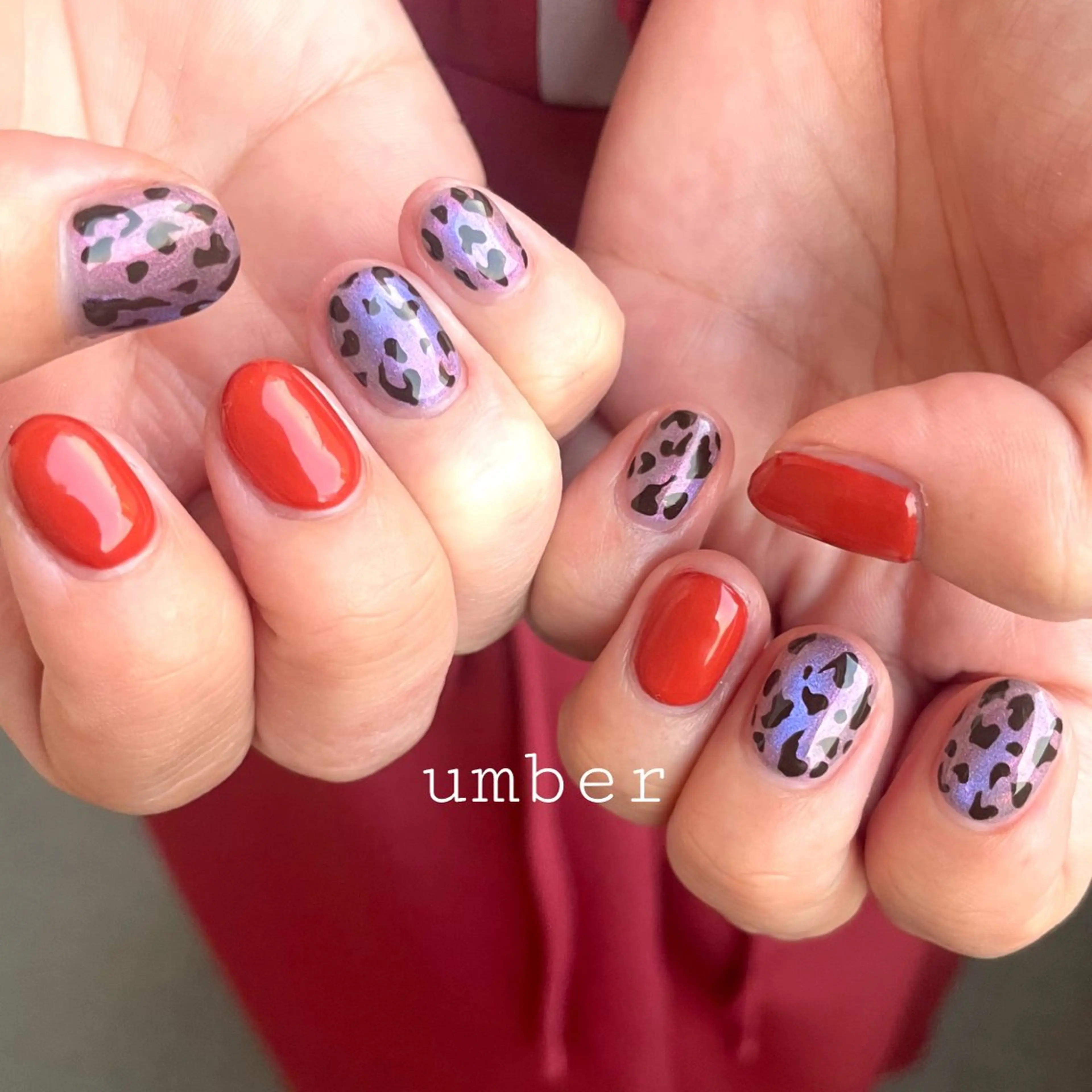 ネイル ハンドネイル umber 三茶1分のネイルデザイン