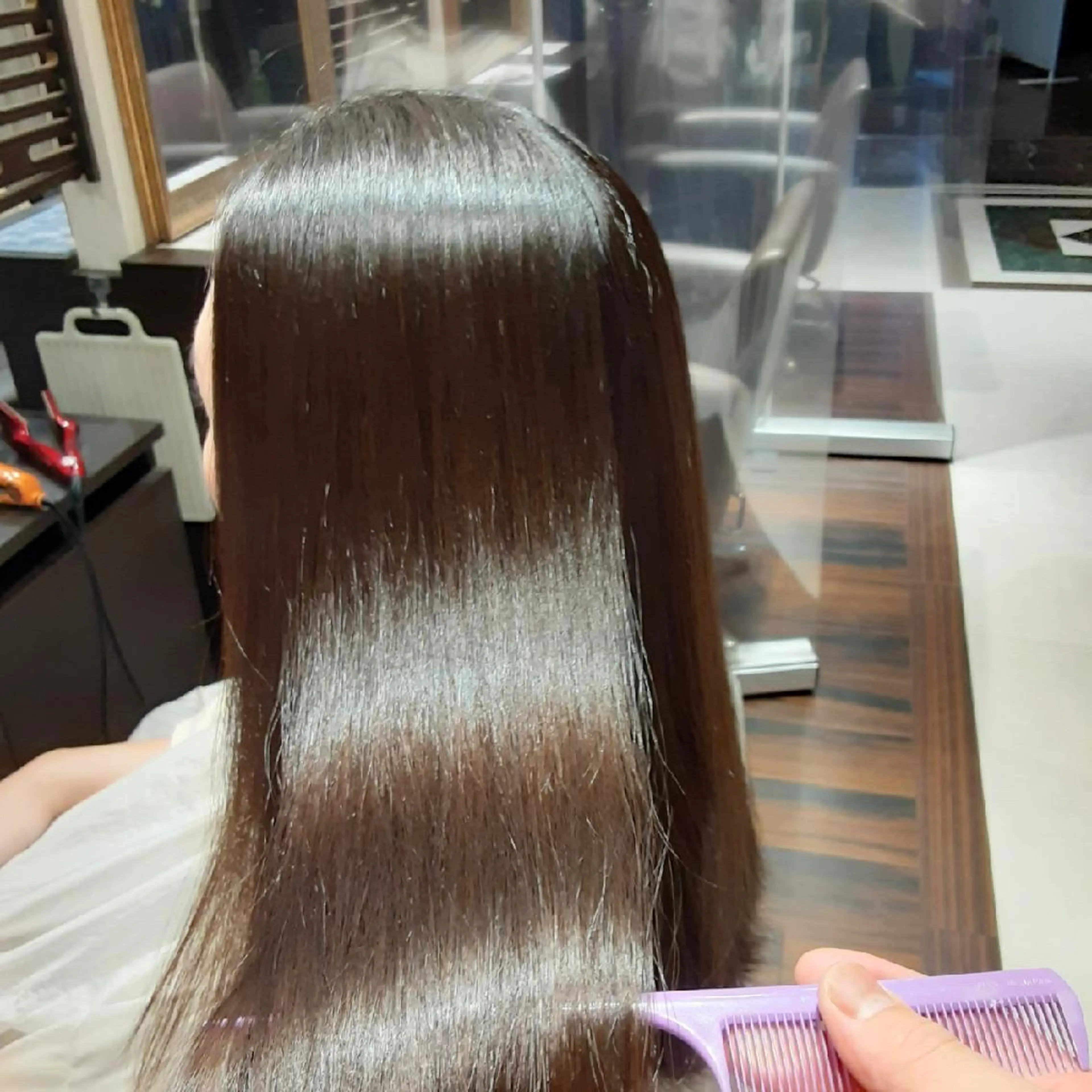 ロング 髪質改善 カット 縮毛矯正 AHL creation所属・美髪矯正師☆ 牛田のヘアスタイル