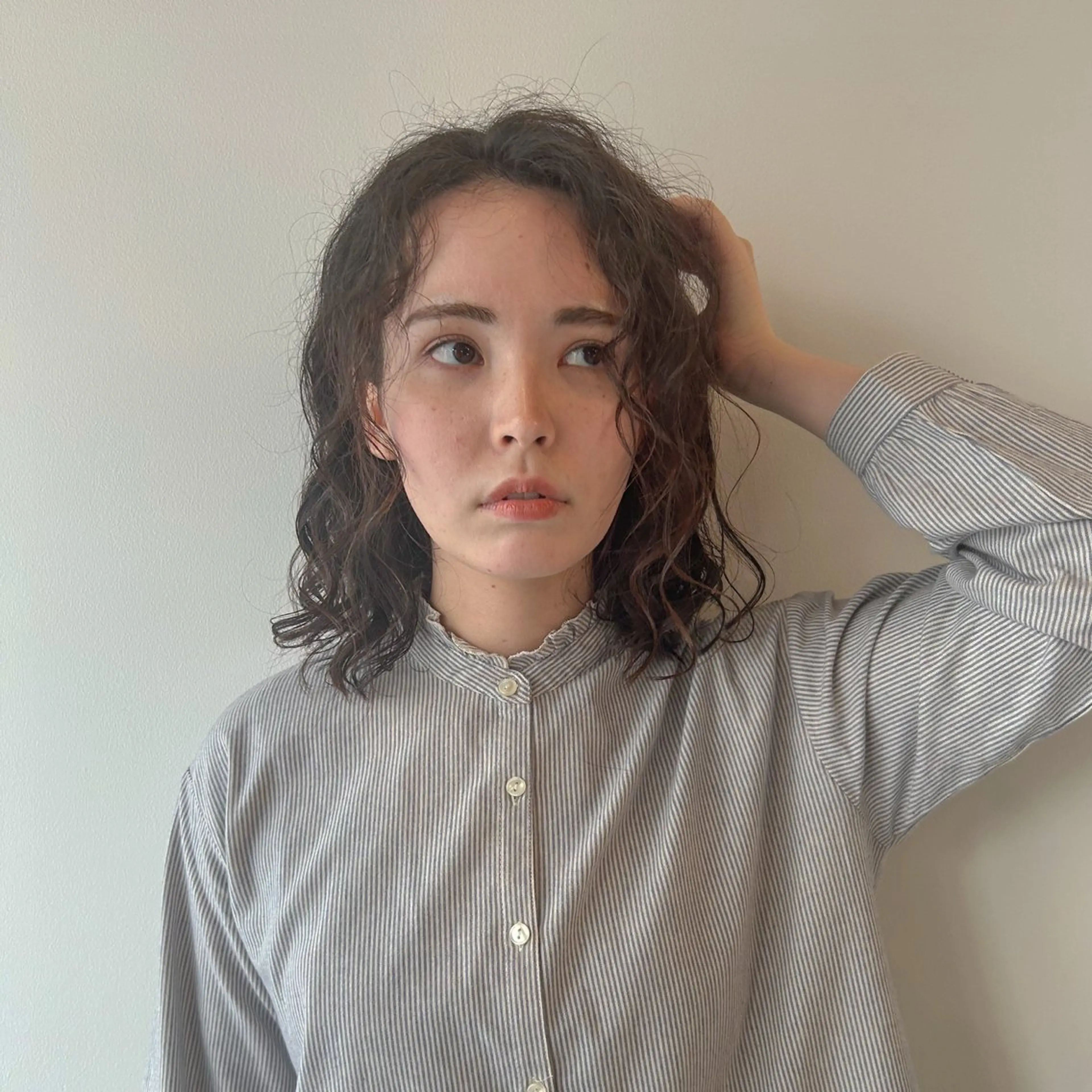 ミディアム カラー パーマ Noah所属・折下 はるかのヘアスタイル