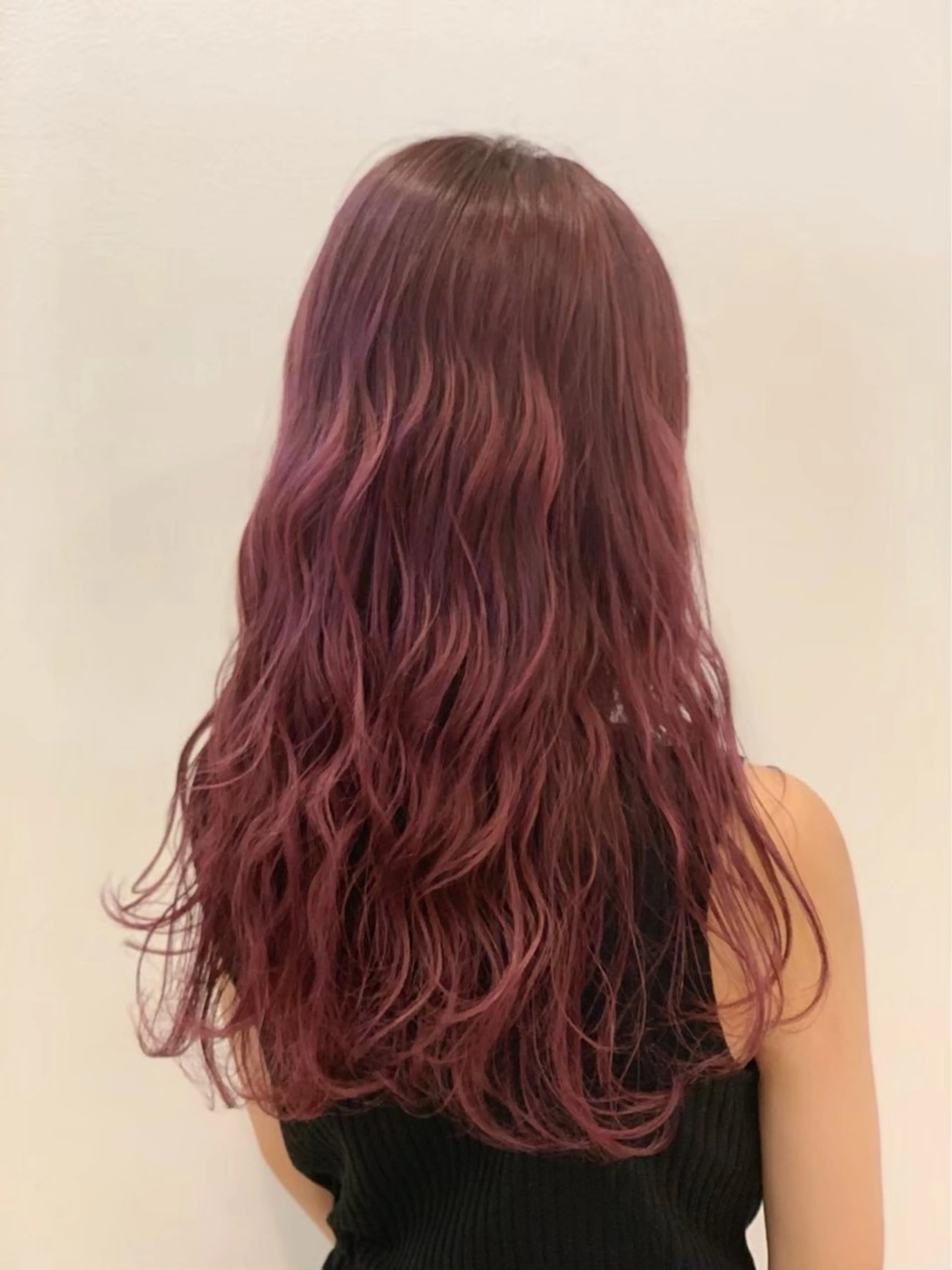 セミロング 青木 捺稀のヘアスタイル