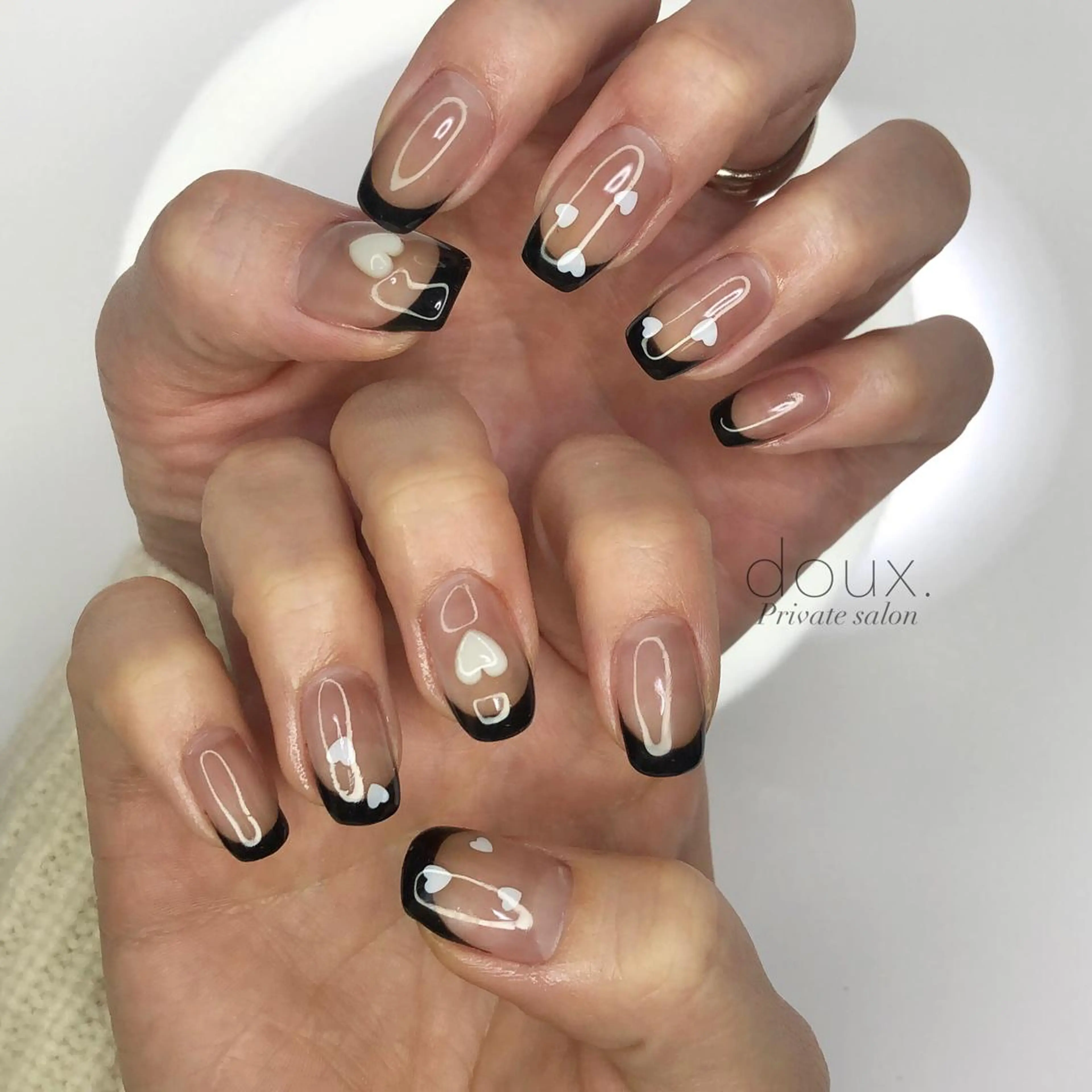 ネイル ハート バレンタイン doux. nailのネイルデザイン