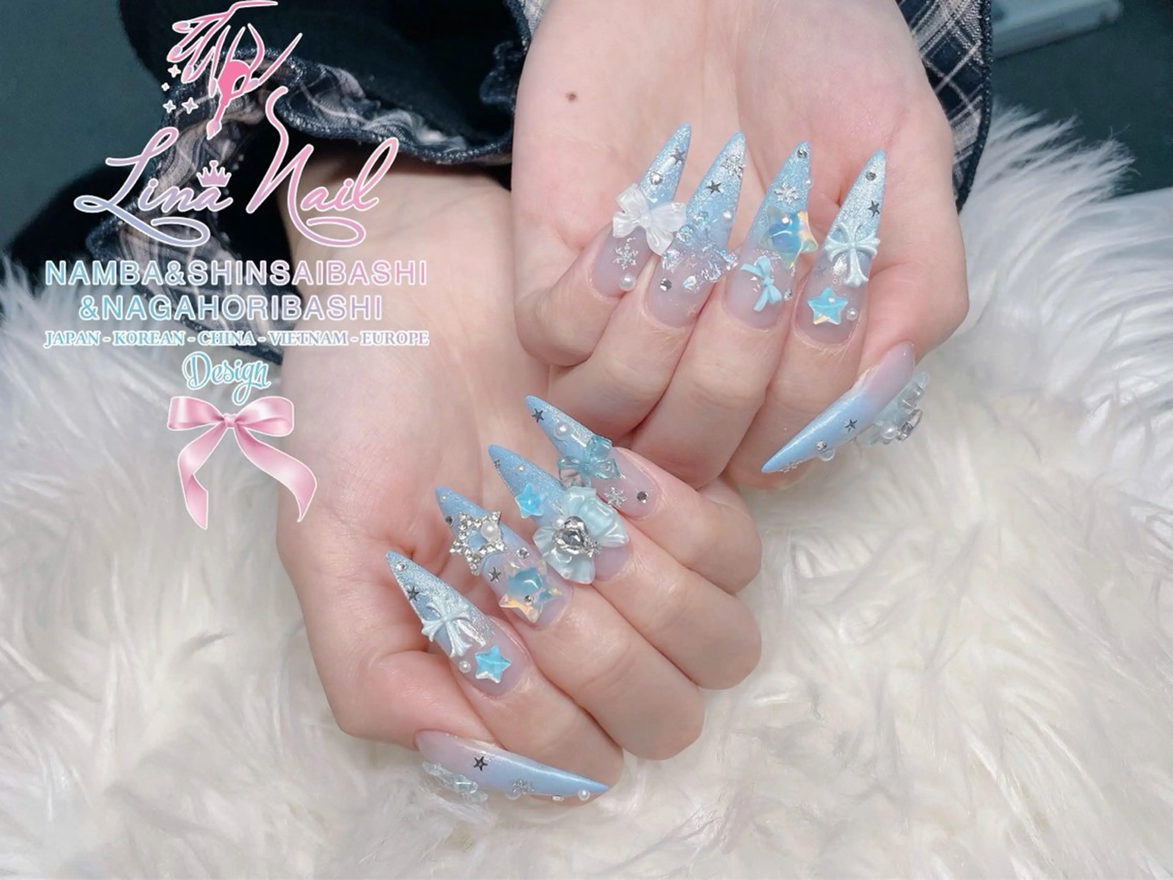 ネイル フットネイル ジェルネイル 持ち込み ネイルチップ ハンドネイル リナネイル 長堀橋店／東心斎橋店のネイルデザイン