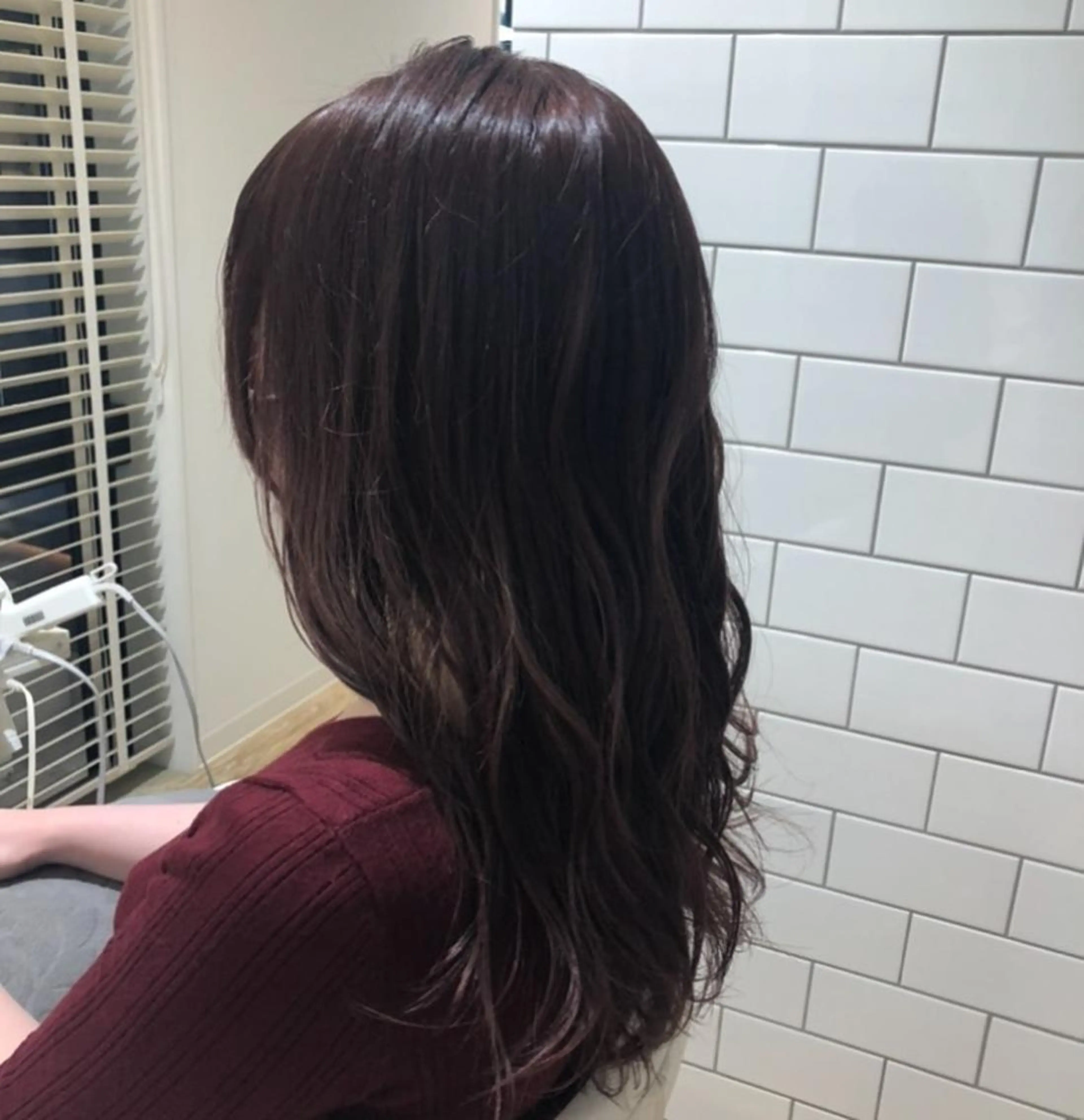 セミロング カラー ヘアアレンジ ブラウンカラー オレンジ テラコッタ ✨🌿大人可愛い愛さ れhair🌿✨松本のヘアスタイル