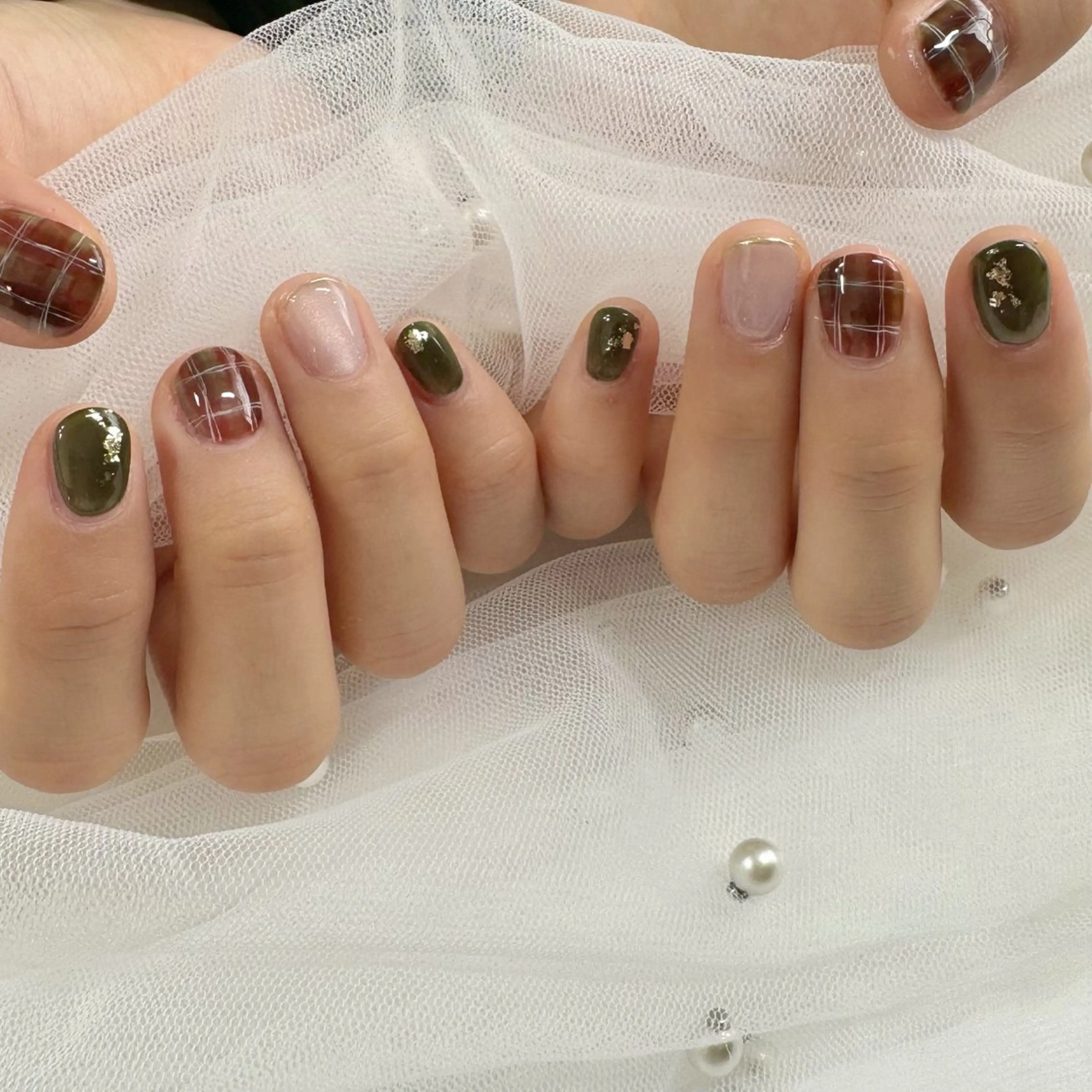 ネイル ジェルネイル 東 千夏のネイルデザイン