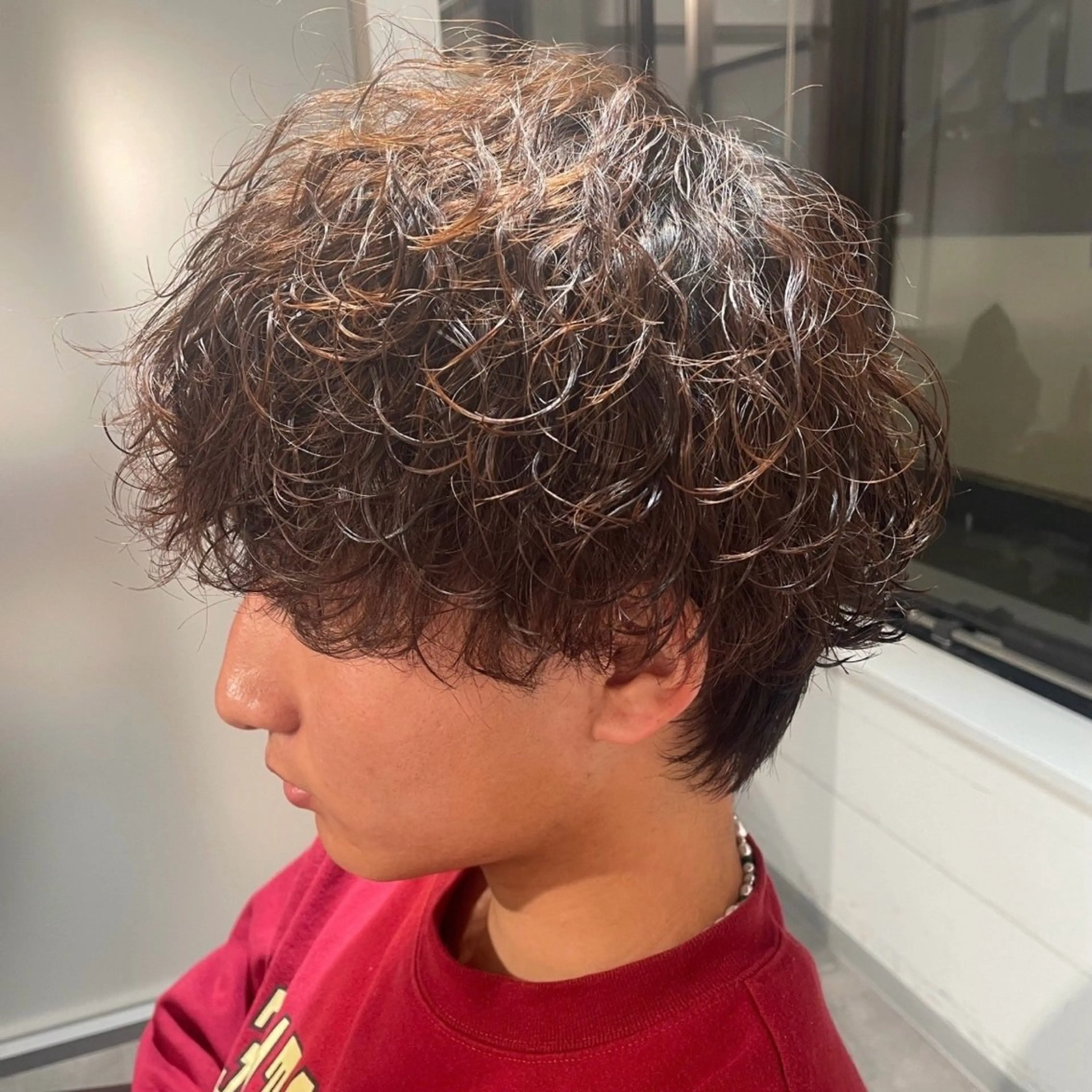 メンズ カット パーマ RUKA👱🏻 メンズカットパーマのヘアスタイル