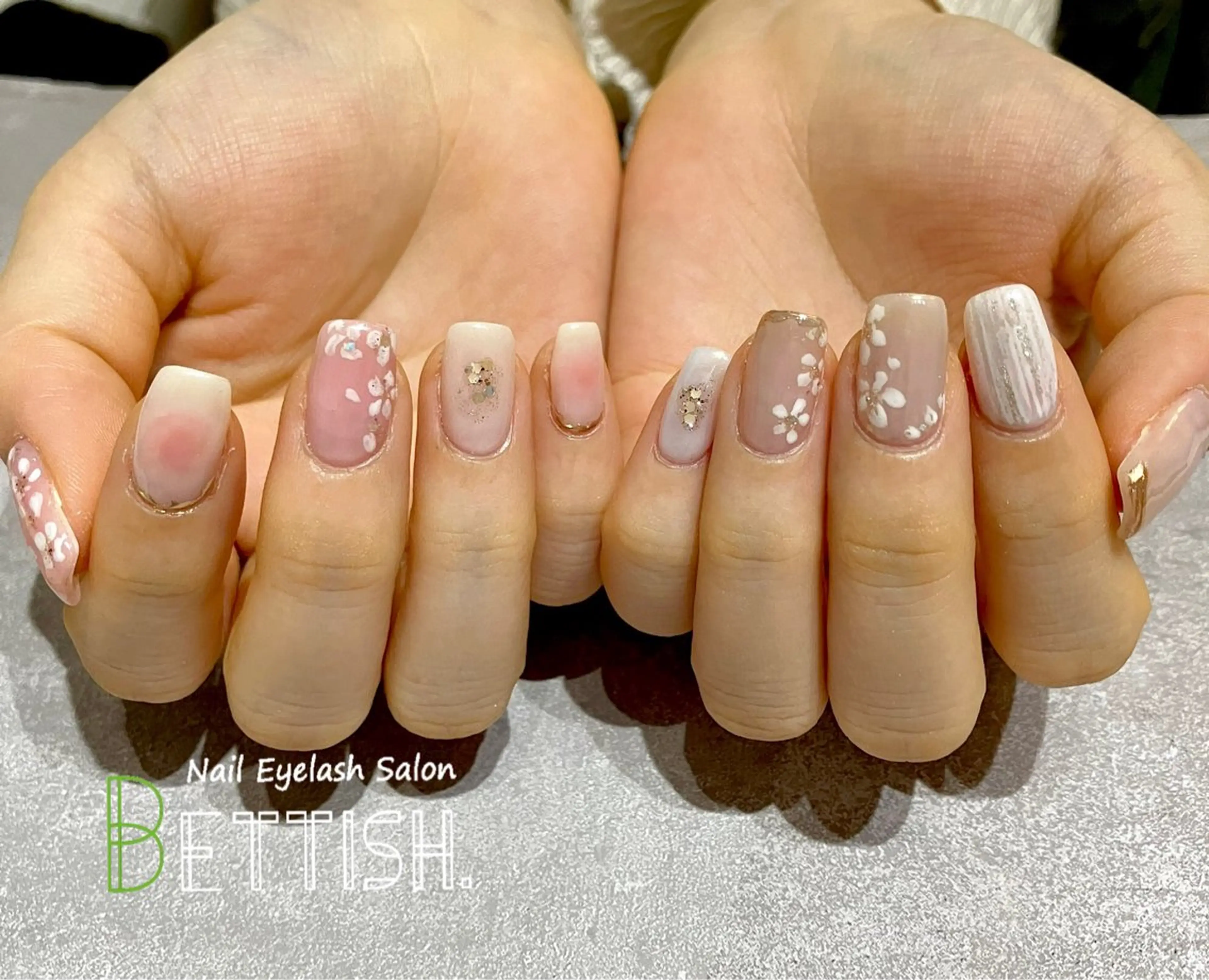 ネイル 持ち込み 春ネイル ハンドネイル BETTISH. KUMIKO☺︎︎のネイルデザイン