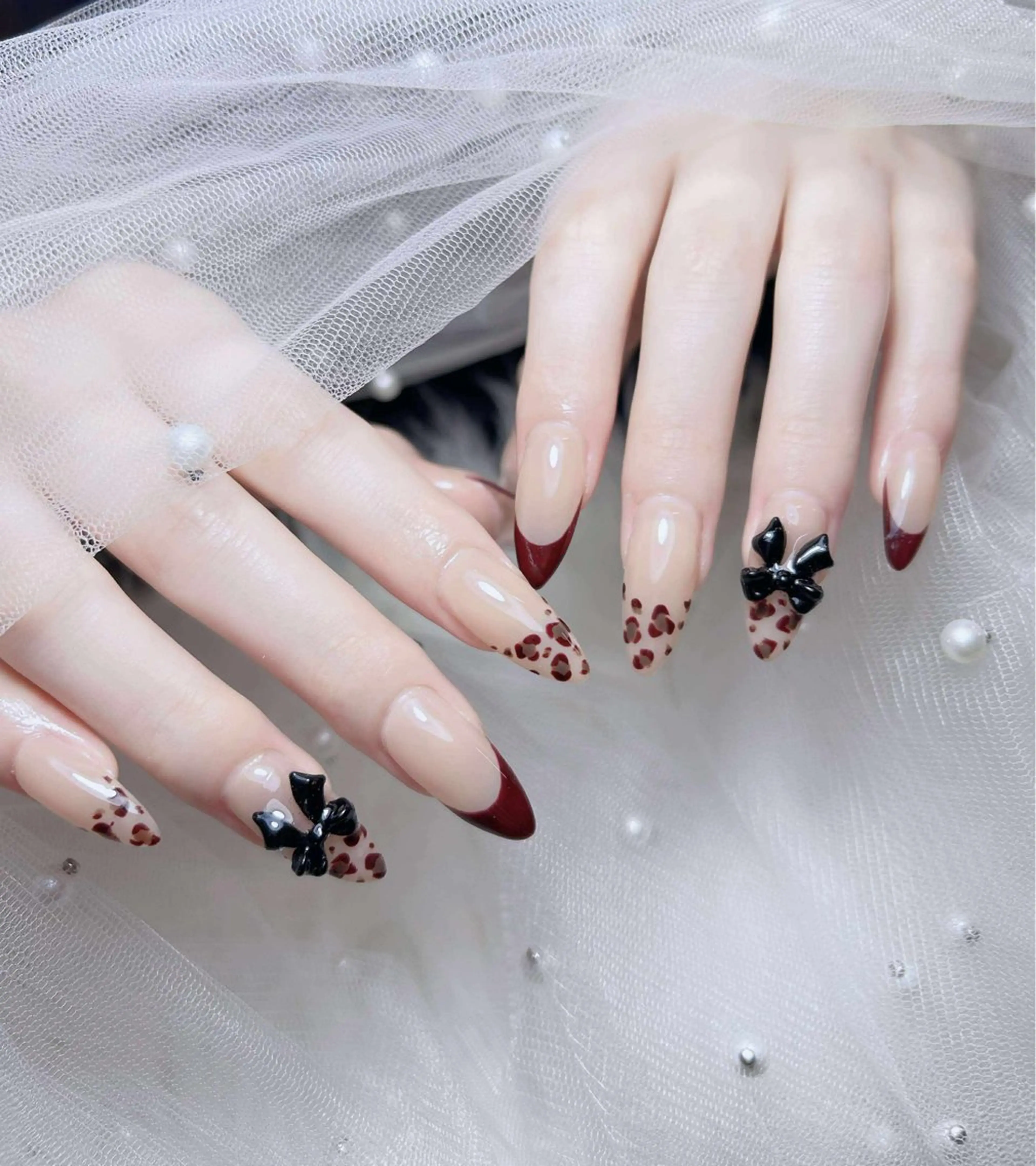 ネイル オーロラネイル チークネイル フットネイル フレンチネイル ハロウィン ハンドネイル Lumi Nail 新大久保3‘のネイルデザイン