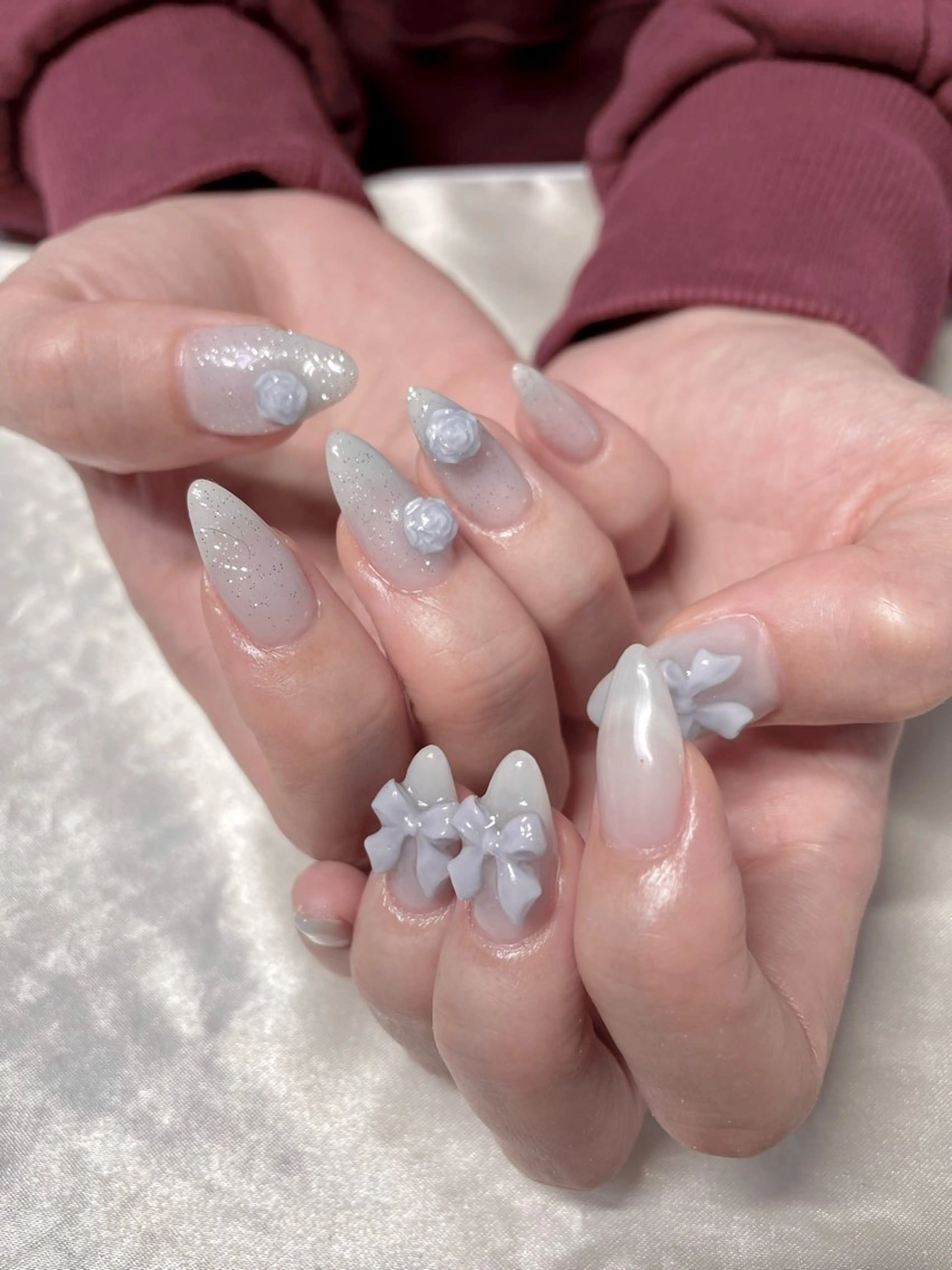 ネイル 長さ出し ハンドネイル RUMI nailのネイルデザイン