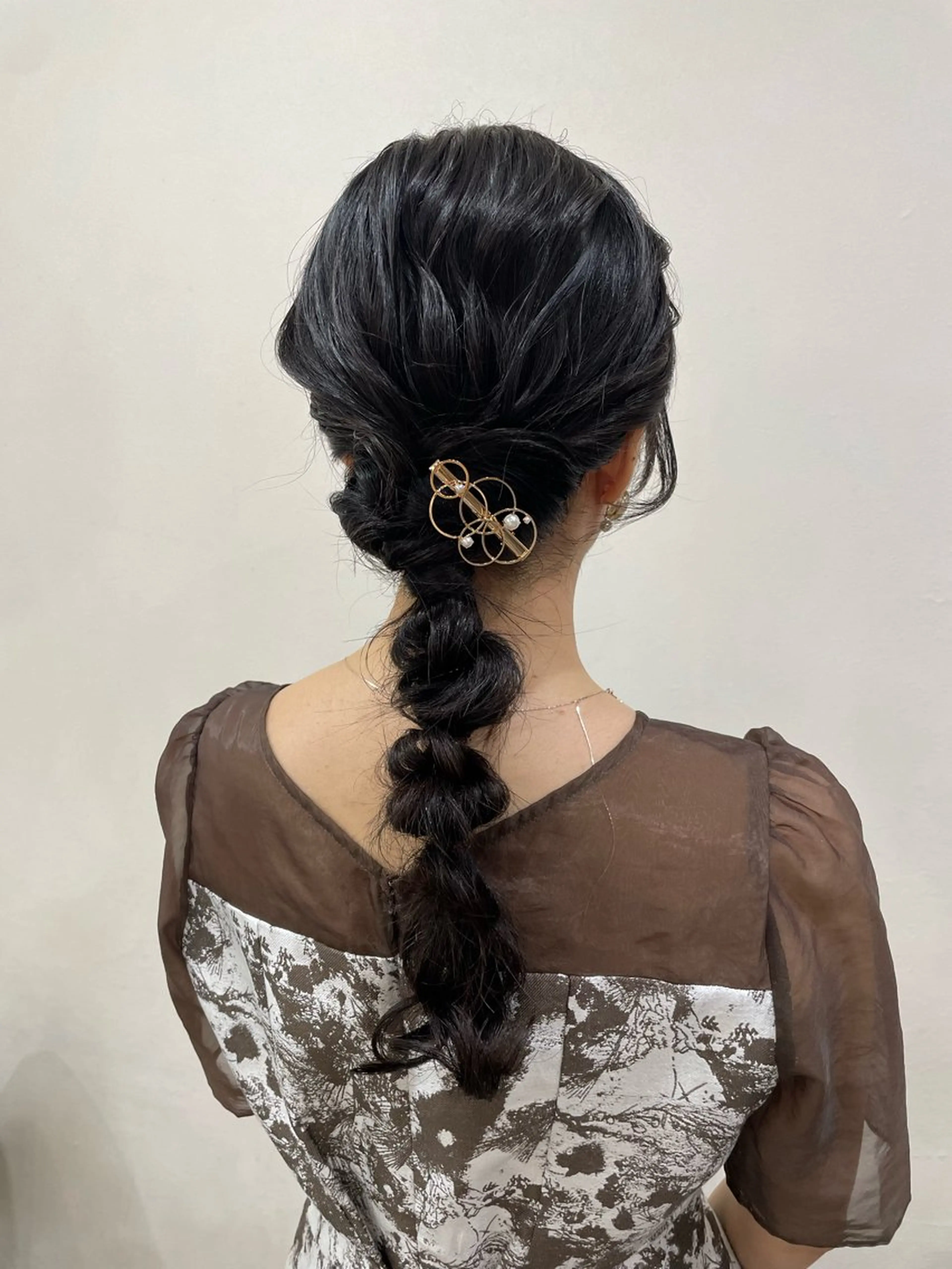 ロング ヘアアレンジ ヘアセット 韓国風パーマ/ヘア セット/店長みづきのヘアスタイル