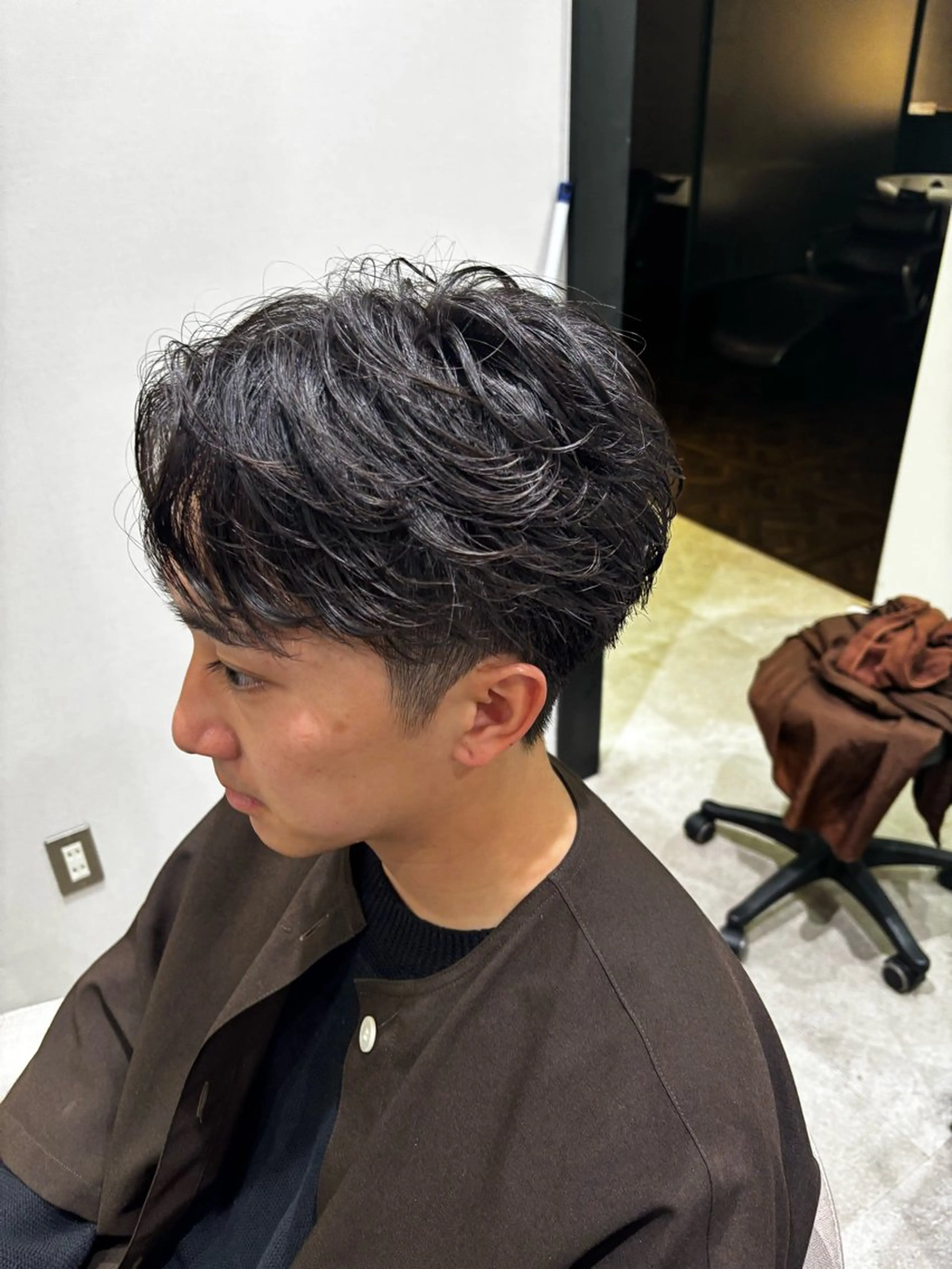 パーマ メンズ メンズパーマ カット パーマ 平日モデル価格あり メンズ人気/水橋柊太のヘアスタイル