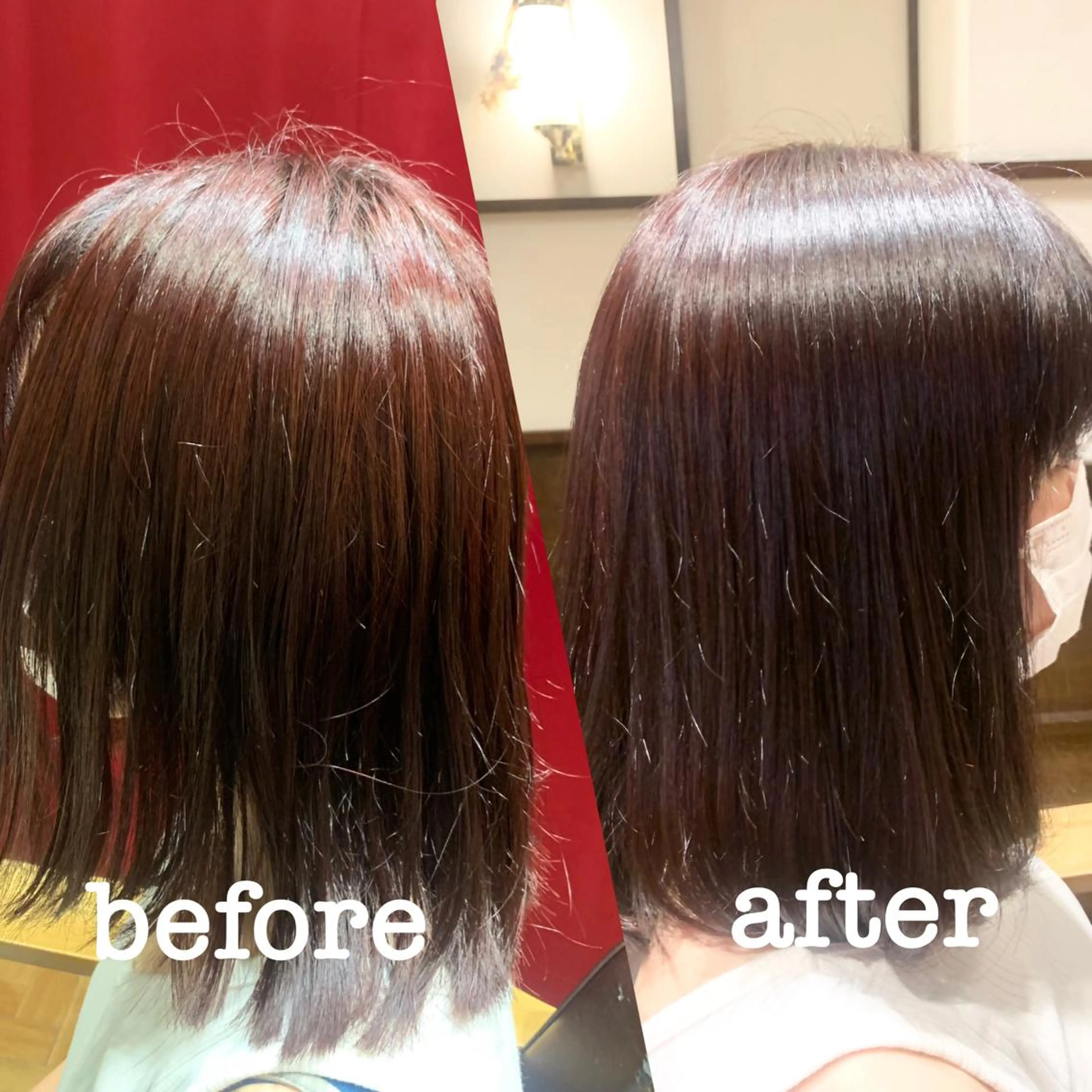 ミディアム 【くせ毛さんのお悩み 解決🍀】栗橋のヘアスタイル