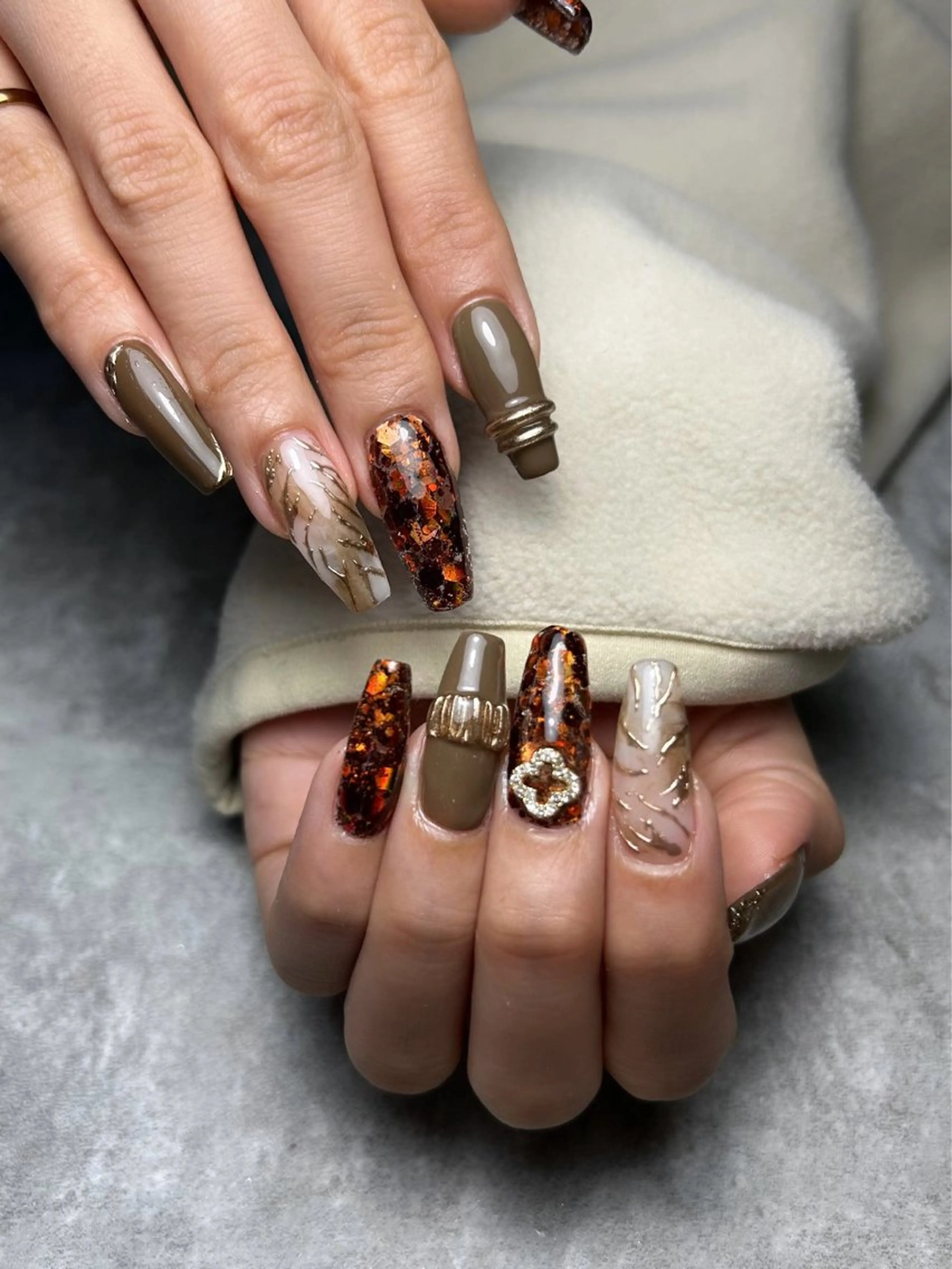 ネイル ハンドネイル Bright 船山来のネイルデザイン