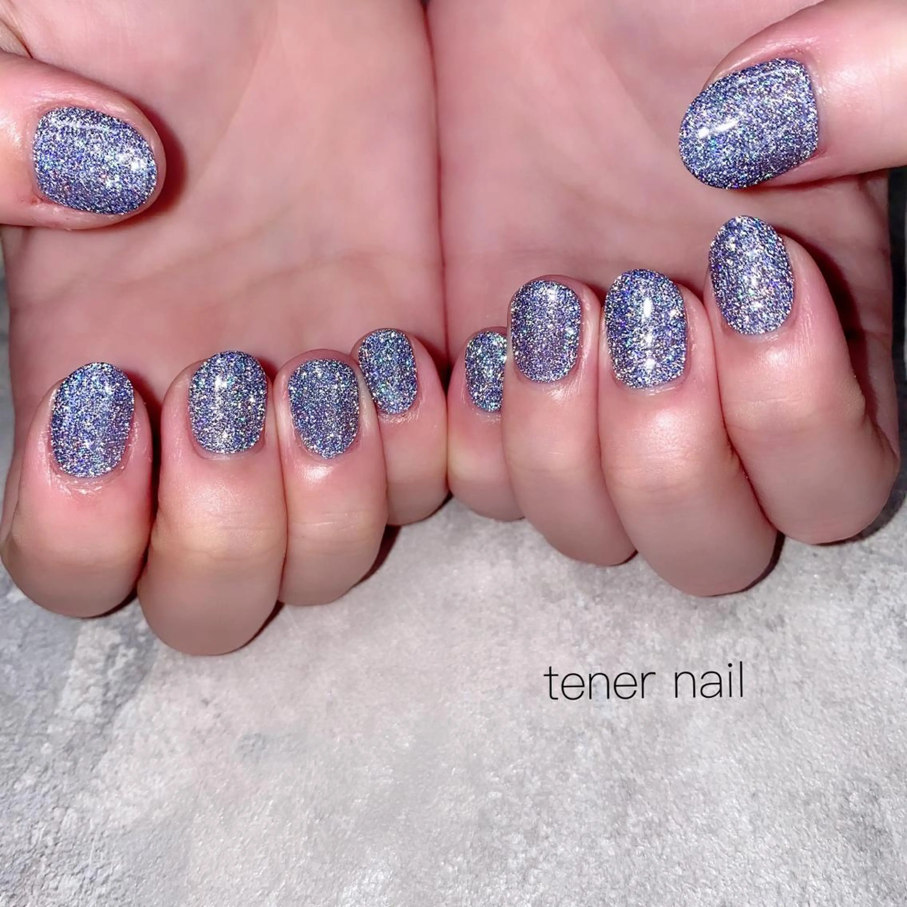 ネイル フラッシュネイル ラメ(グリッター) ワンカラーネイル tener  nail  テネルネイル所属・テネルネイル tener nailのネイルデザイン