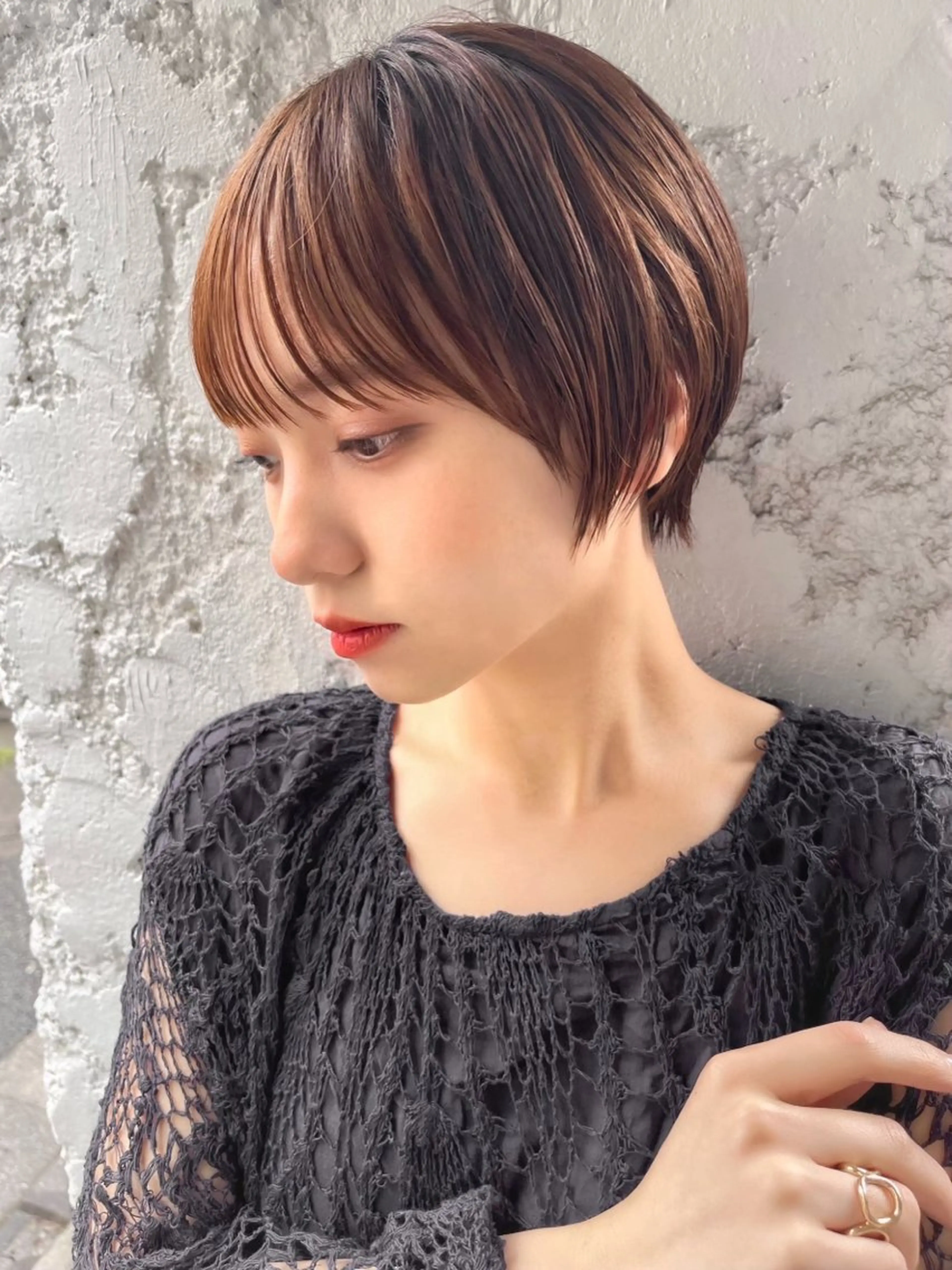ショート カラー ヘアカラー 玉川 京のヘアスタイル