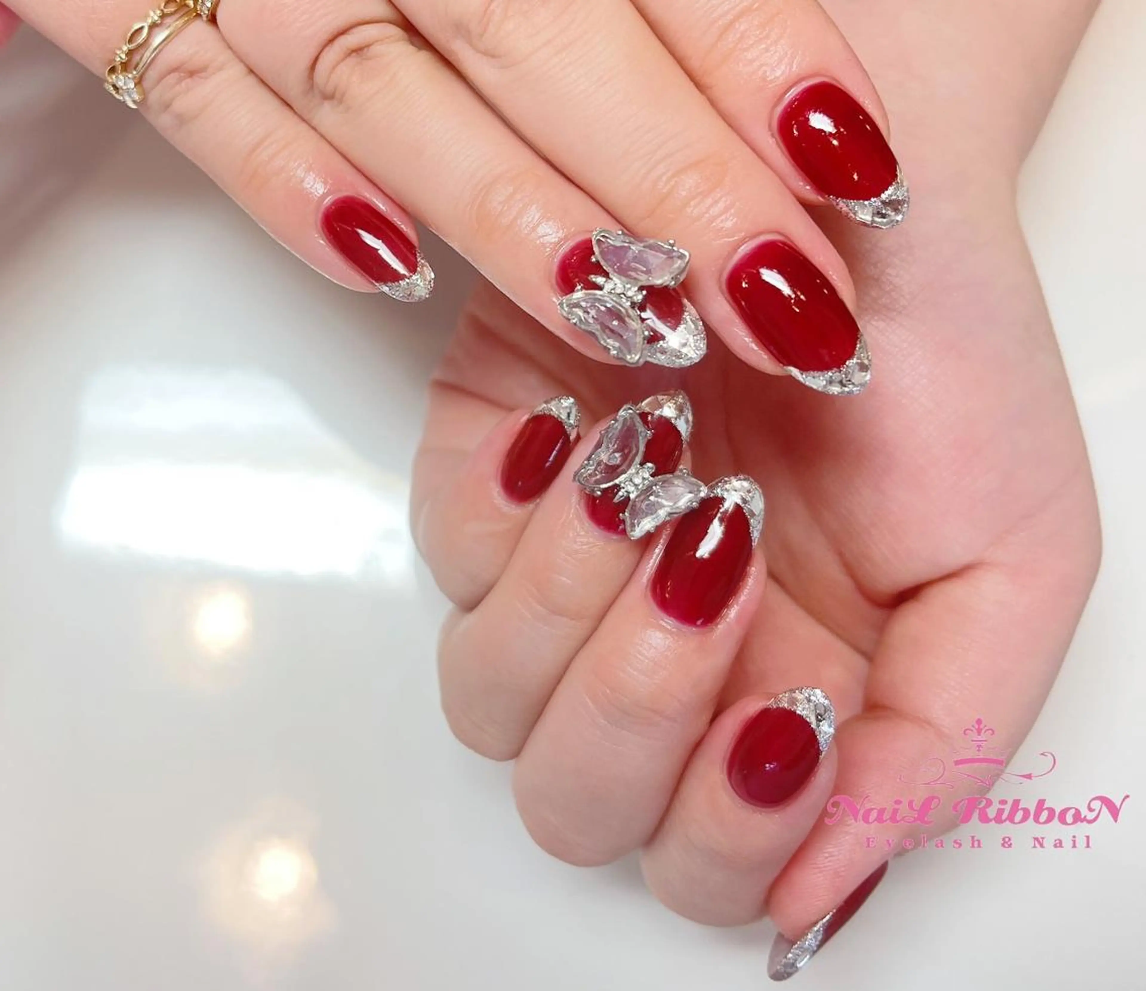ネイル ネイルリボン 伊藤のネイルデザイン