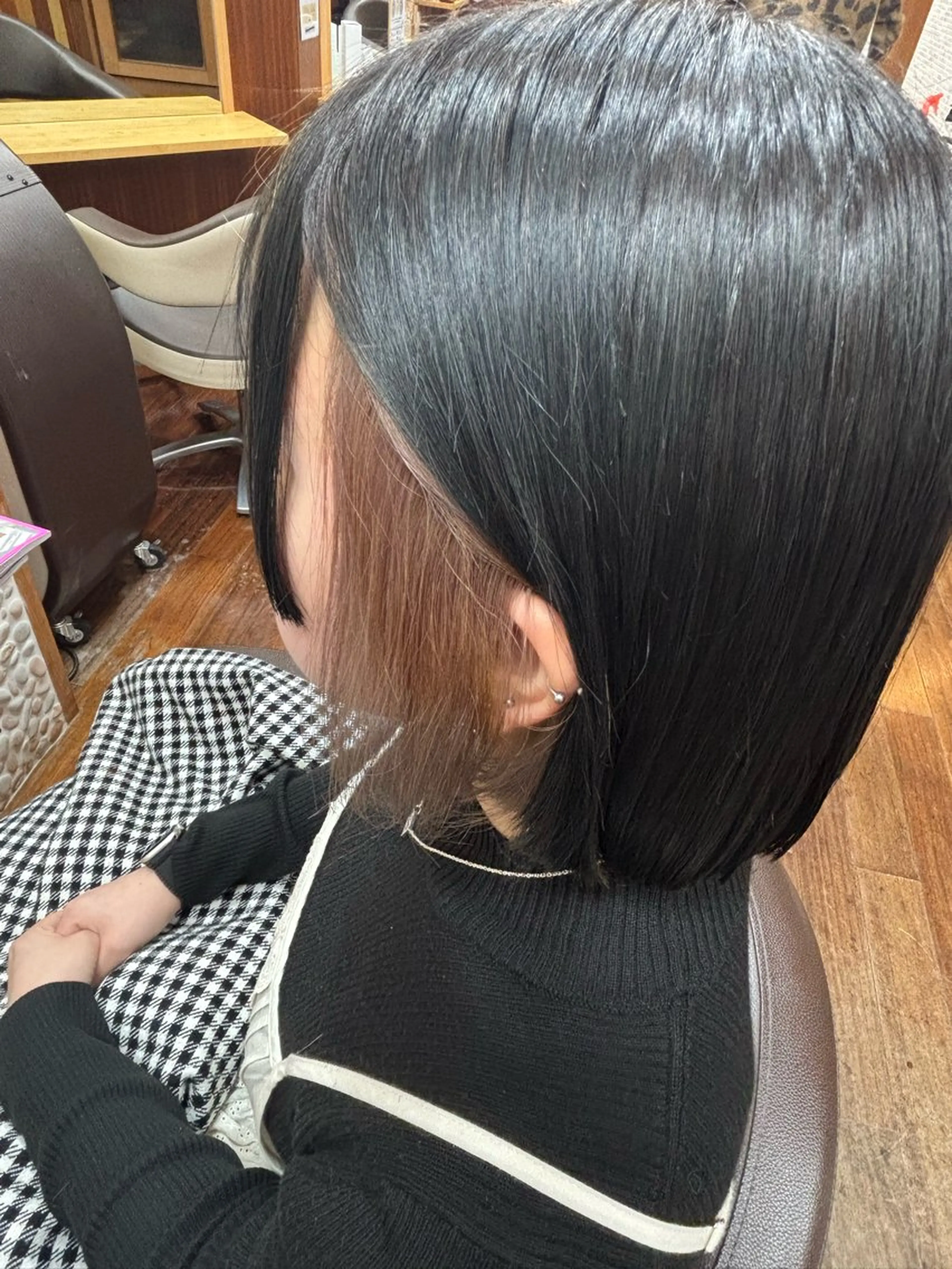 ショート カット ヘアカラー よしかわ あいか/京都美容室のヘアスタイル