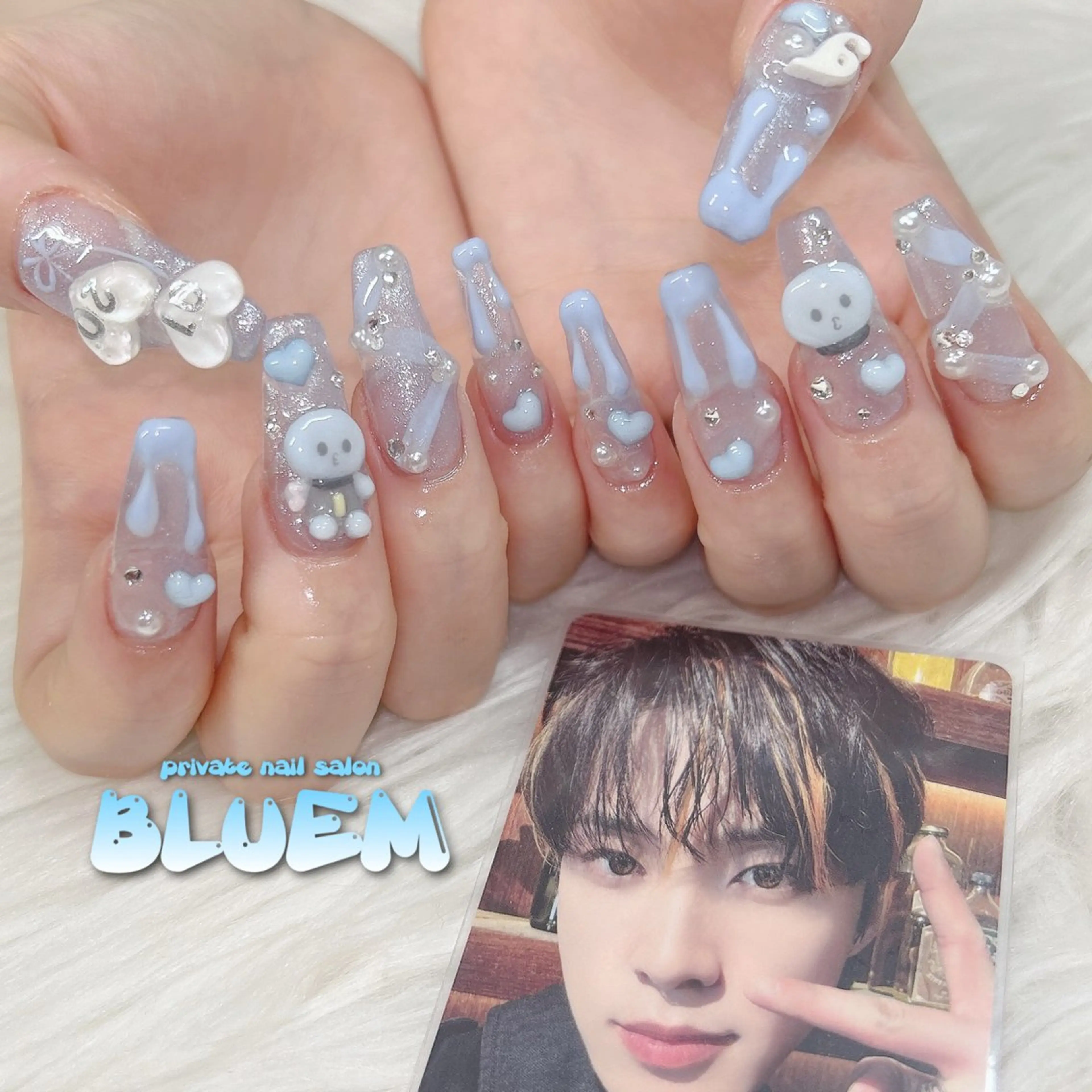 ネイル ハンドネイル BLUEM なな🐶のネイルデザイン