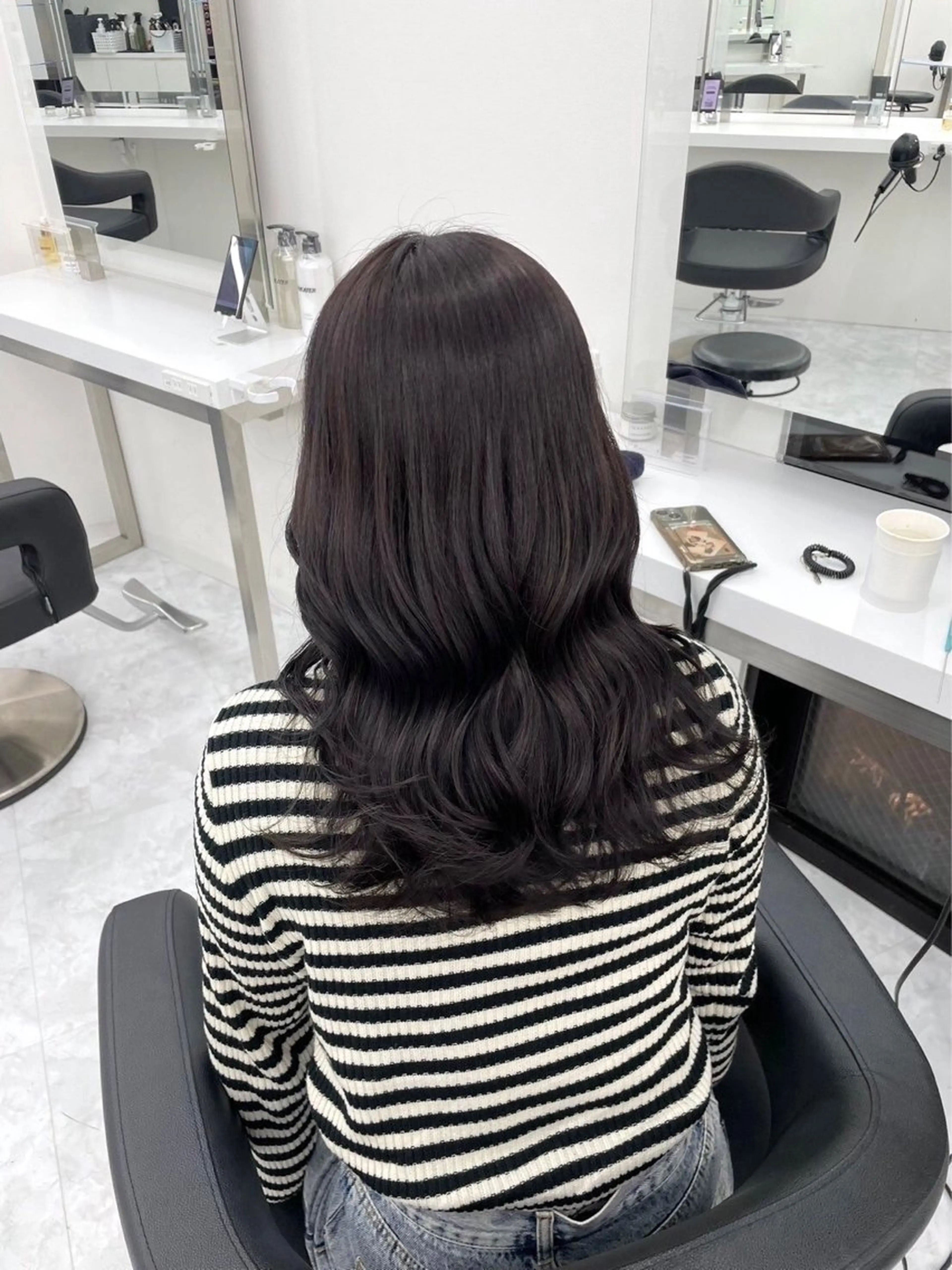 ロング カラー カット ヘアカラー トリートメント 透明感ベージュ🤎 manami👒🌿のヘアスタイル