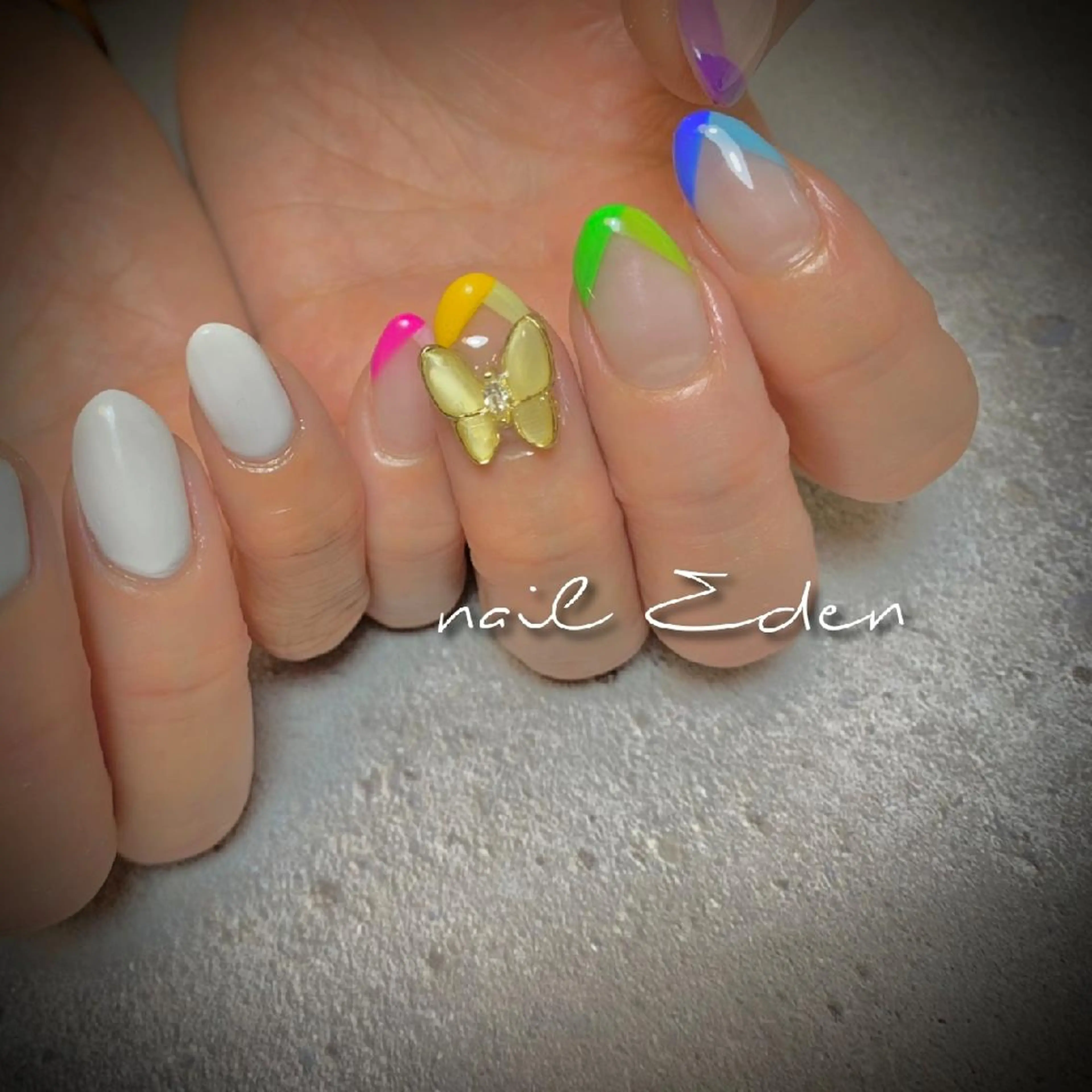 ネイル 持ち込み ハンドネイル ハンドケア Eden　private nail saron所属・Eden ♾️のネイルデザイン