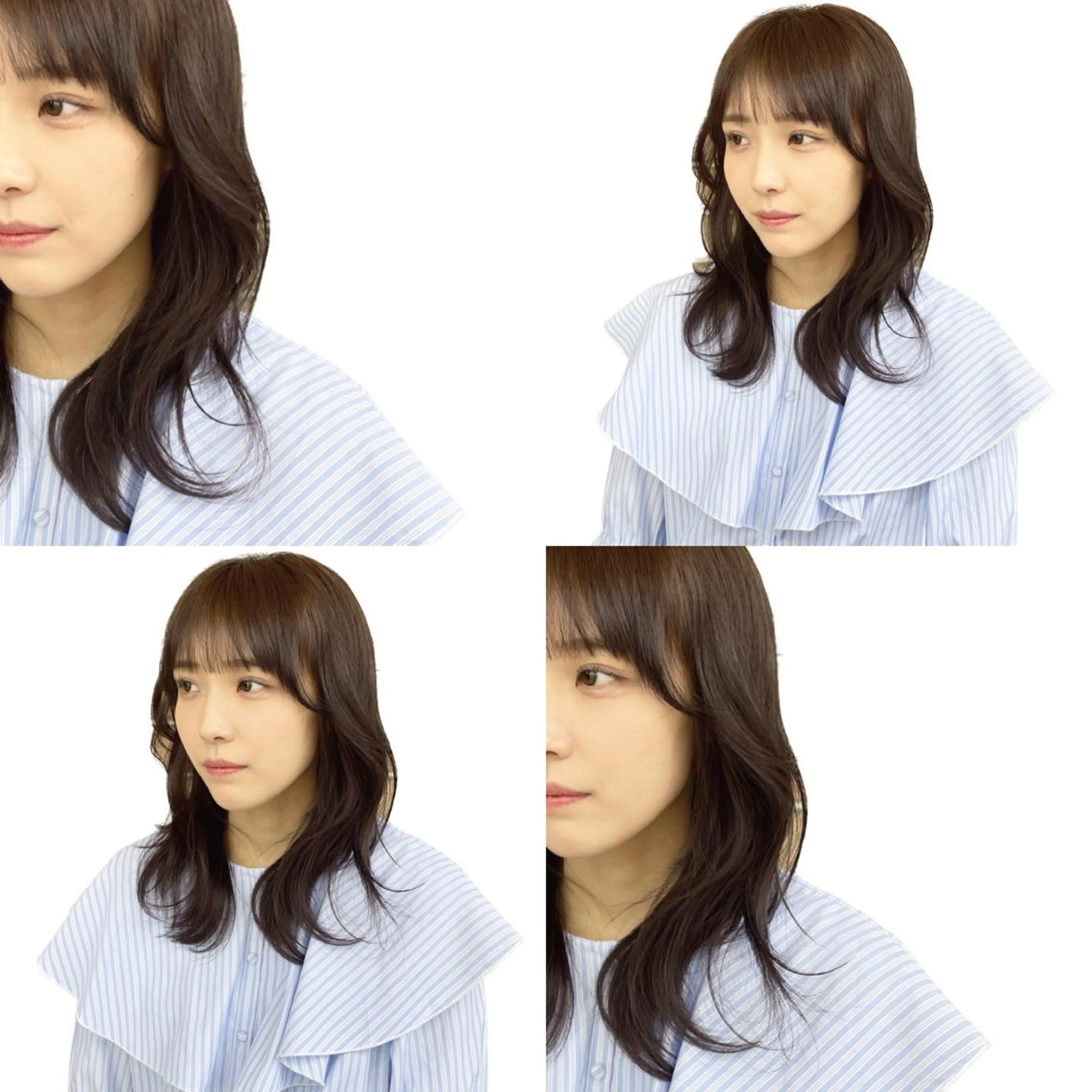 ミディアム カラー ボブヘアカット Rikapi❤️のヘアスタイル