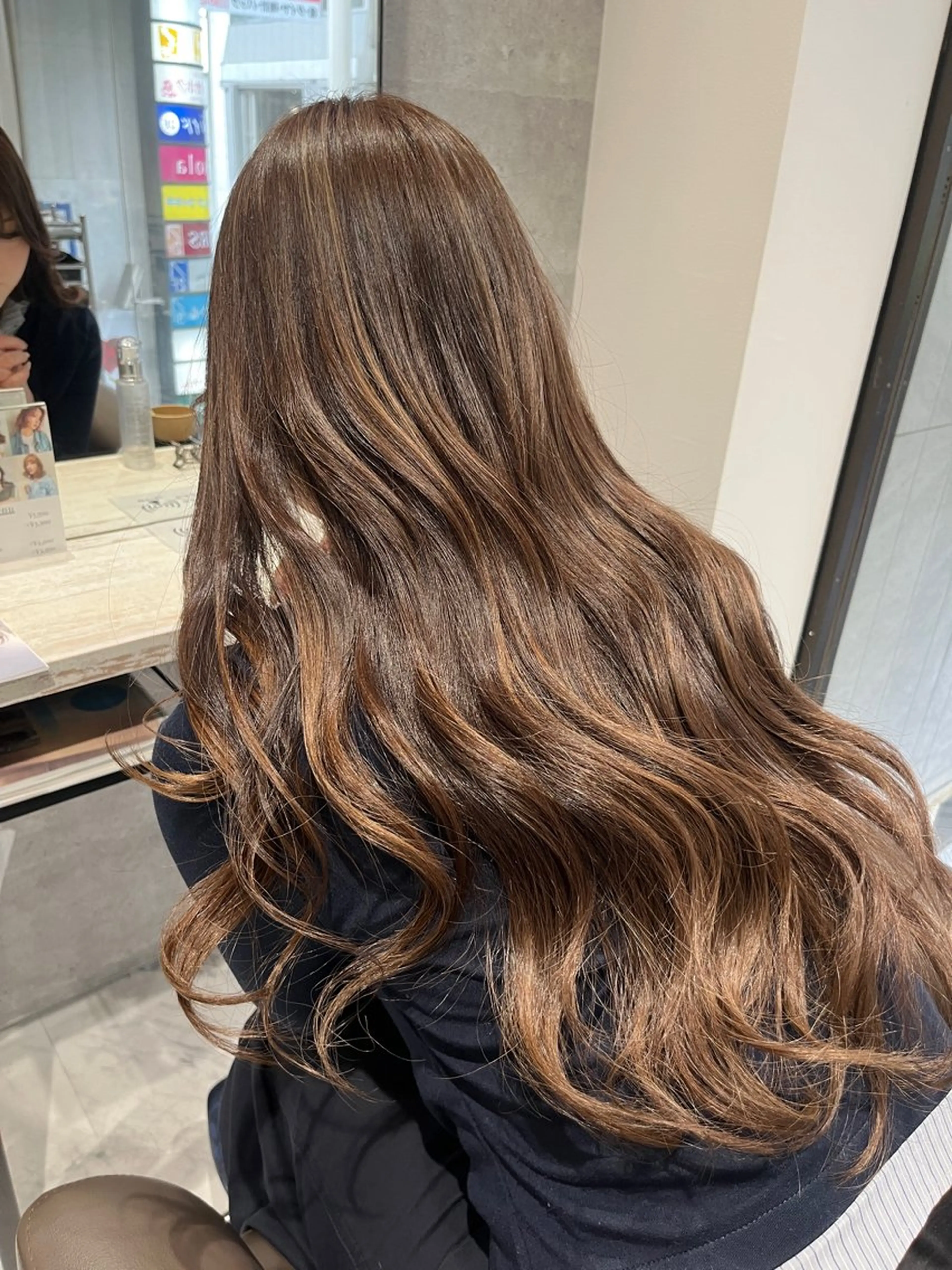 ロング カラー ヘアカラー トリートメント Grow by NYNY 坂本 理輝のヘアスタイル