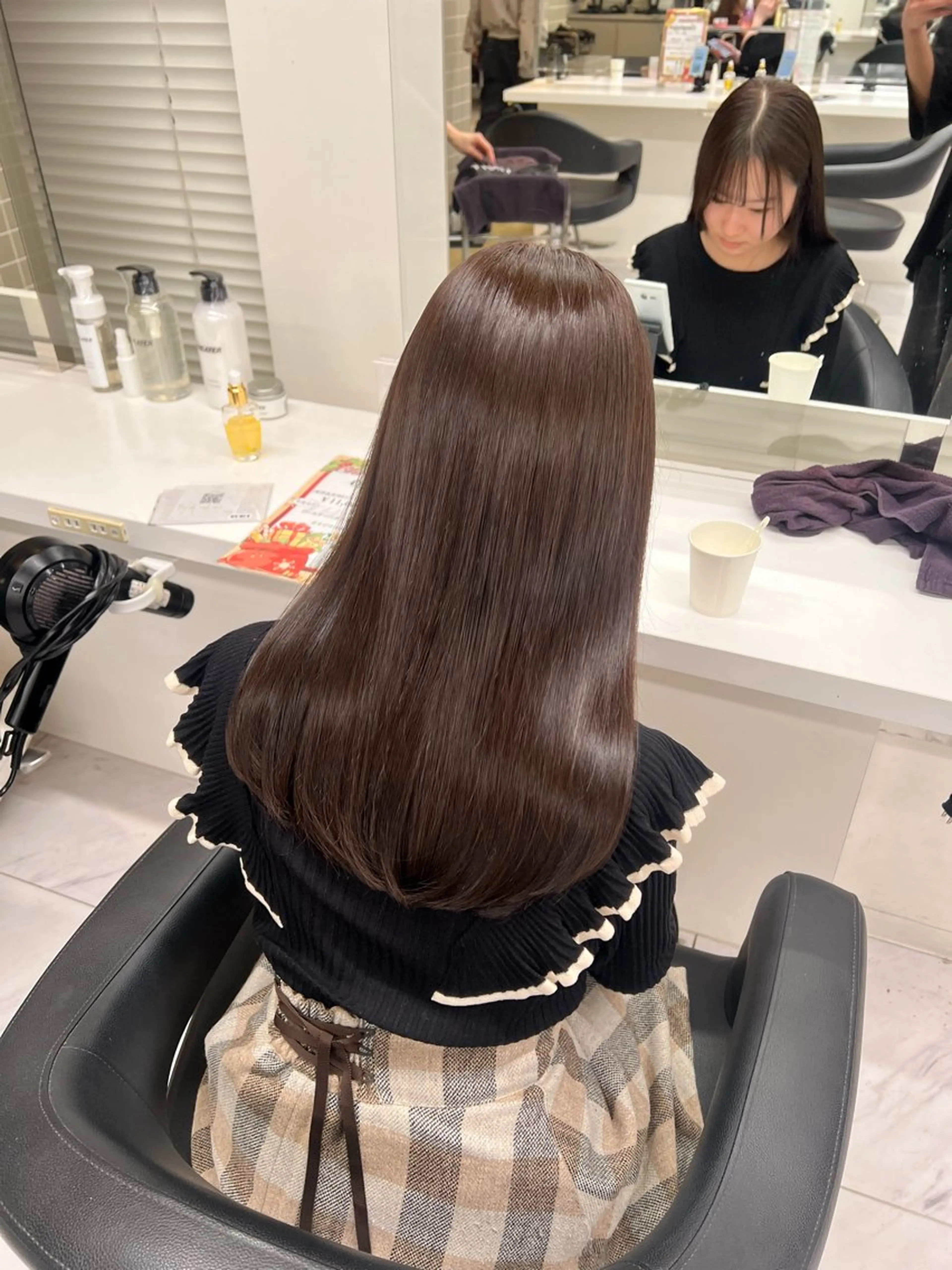 ロング カラー カット ヘアカラー 韓国レイヤーカット /REIのヘアスタイル