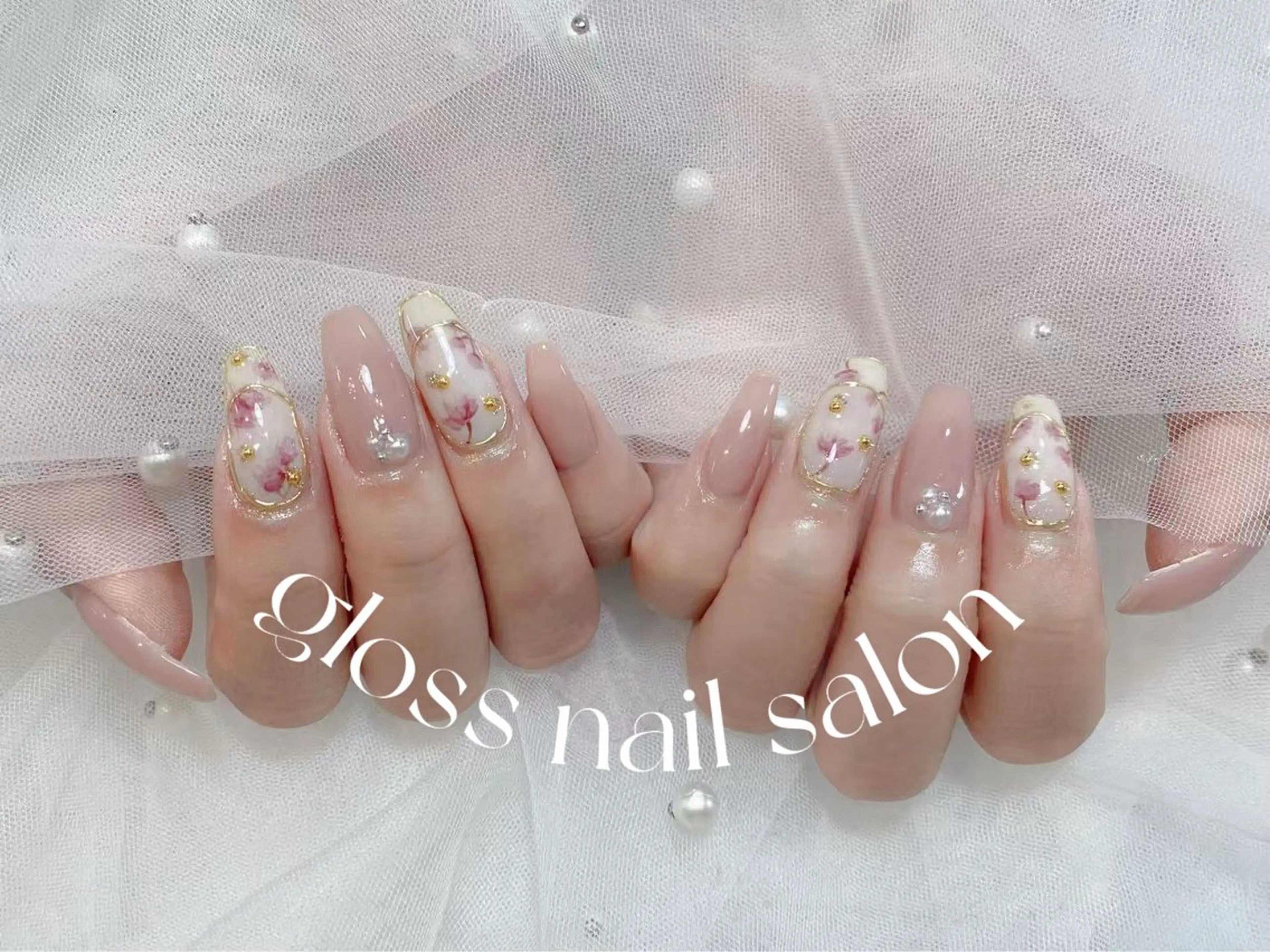 ネイル miho🍎 Gloss nailのネイルデザイン