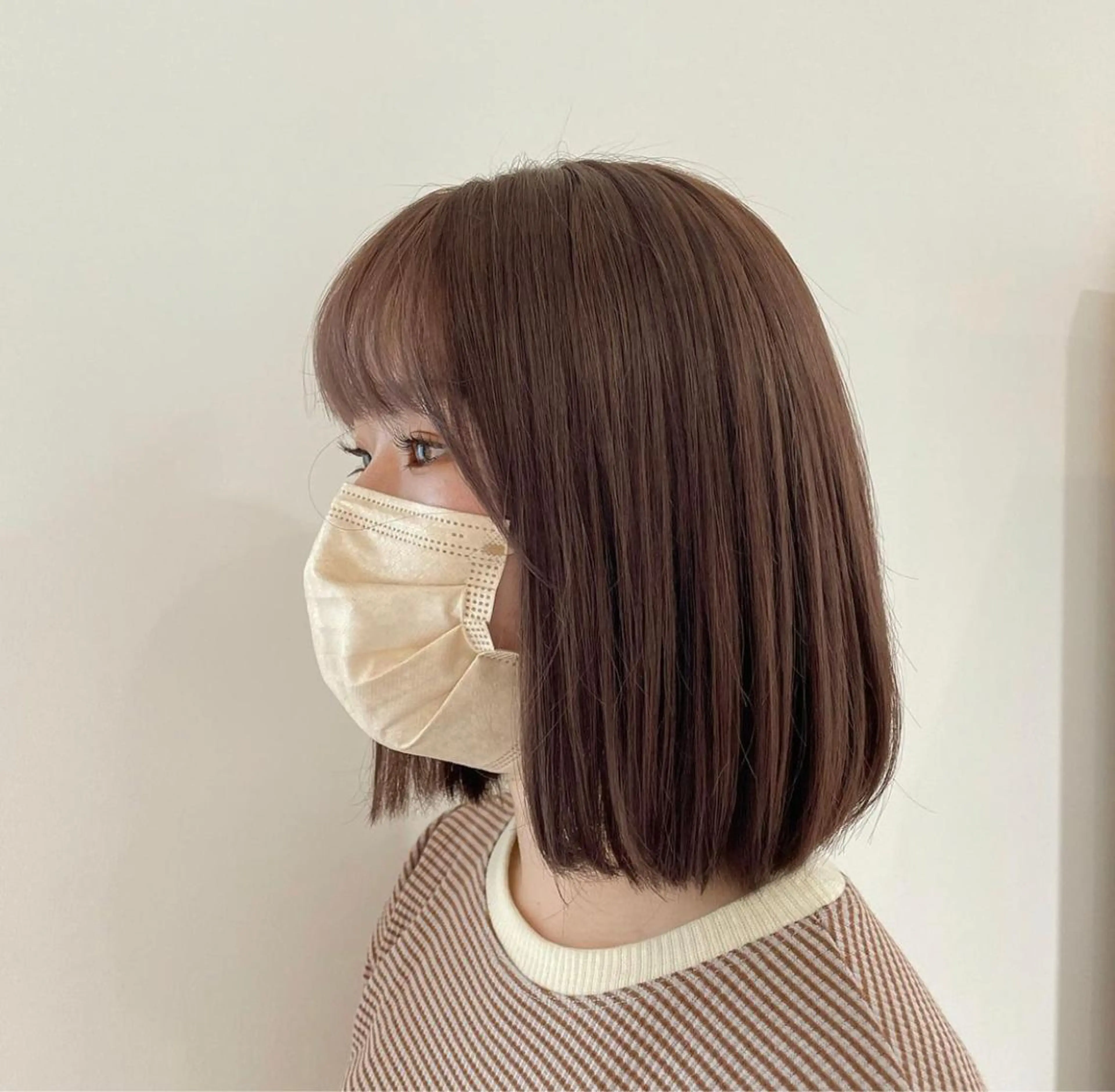ミディアム カラー ベージュカラー noa ☪︎のヘアスタイル