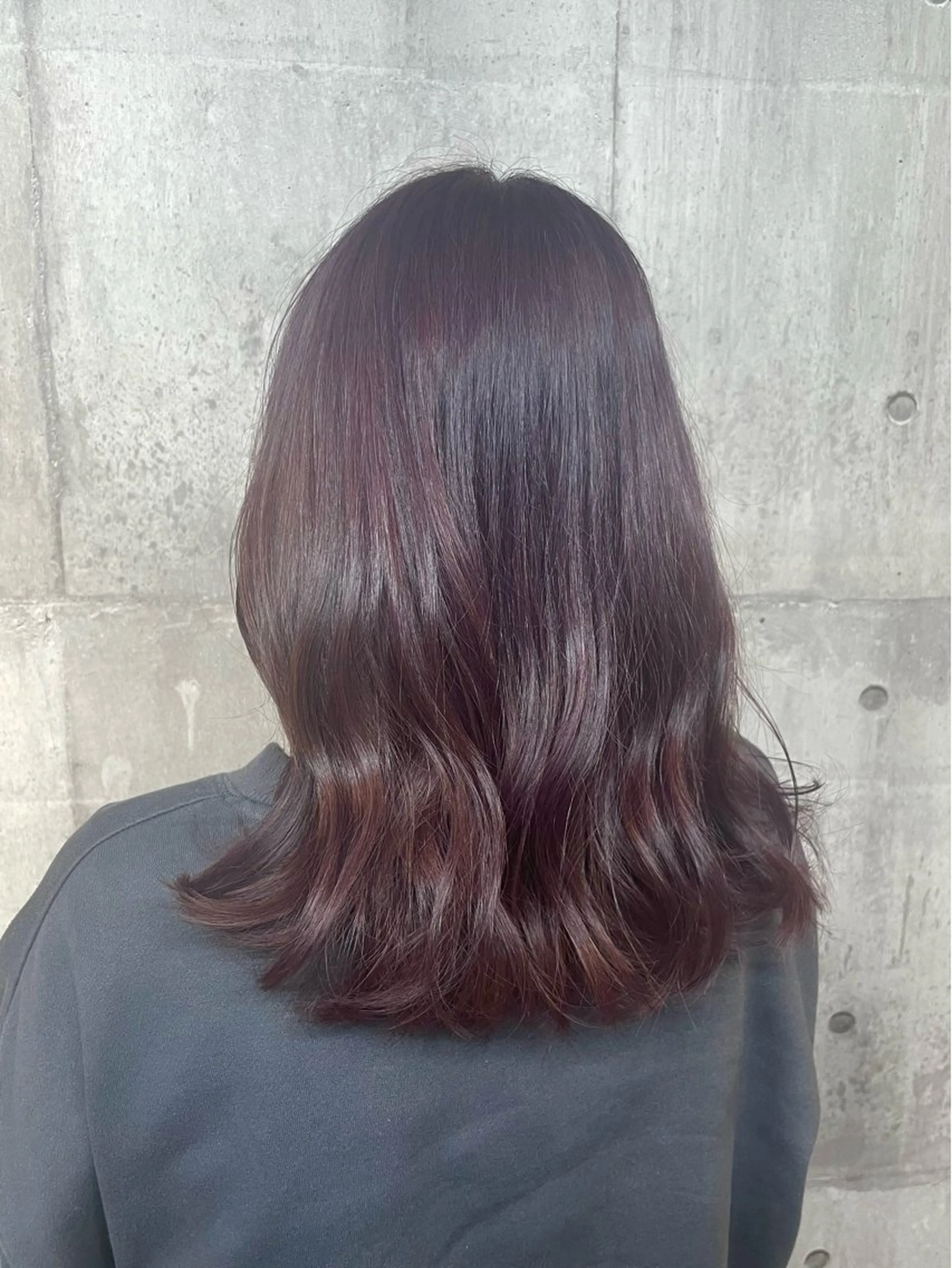 セミロング カラー ヘアカラー est hair mar所属・ami .のヘアスタイル