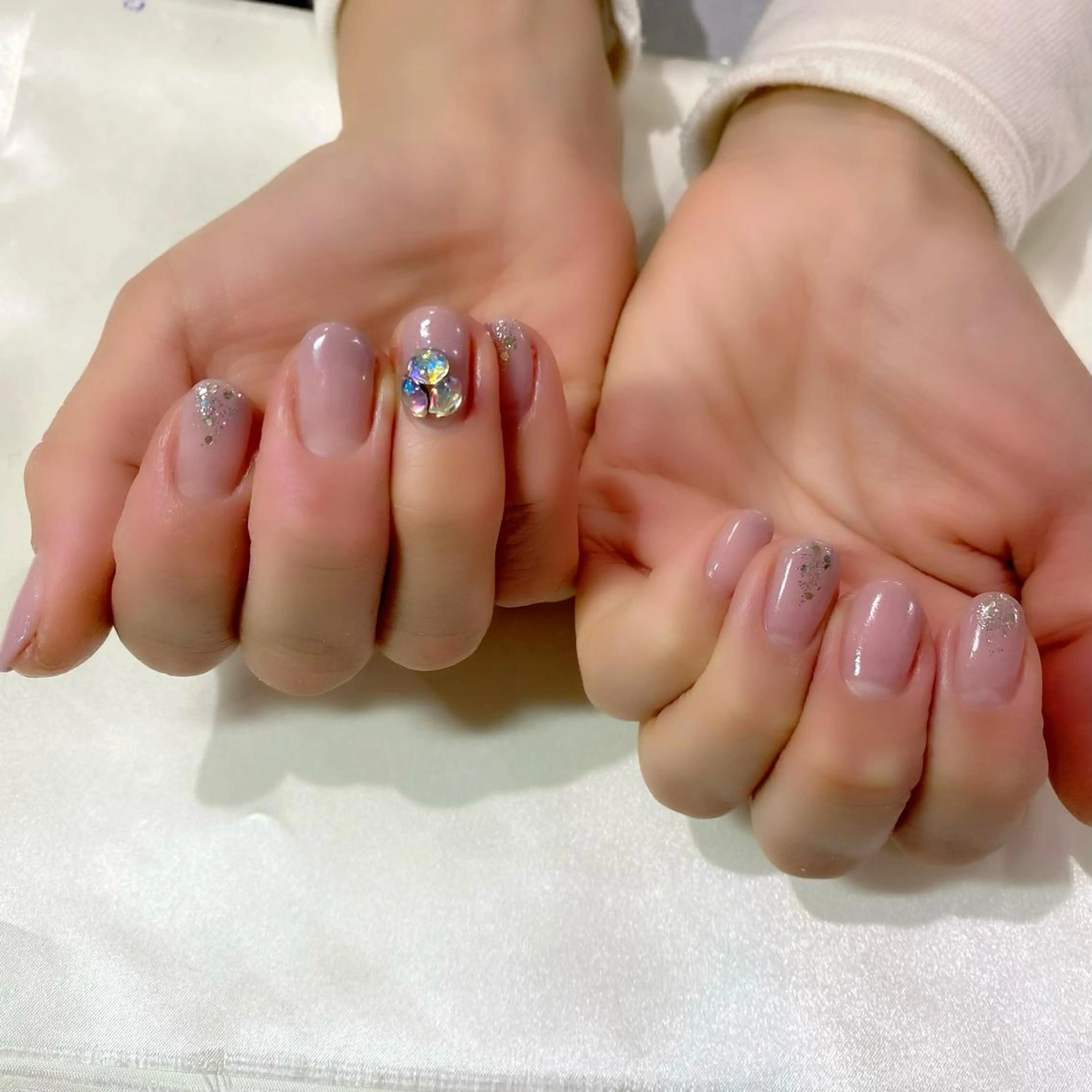 ネイル オフィスネイル 冬ネイル ハンドネイル Salon Ｋのネイルデザイン