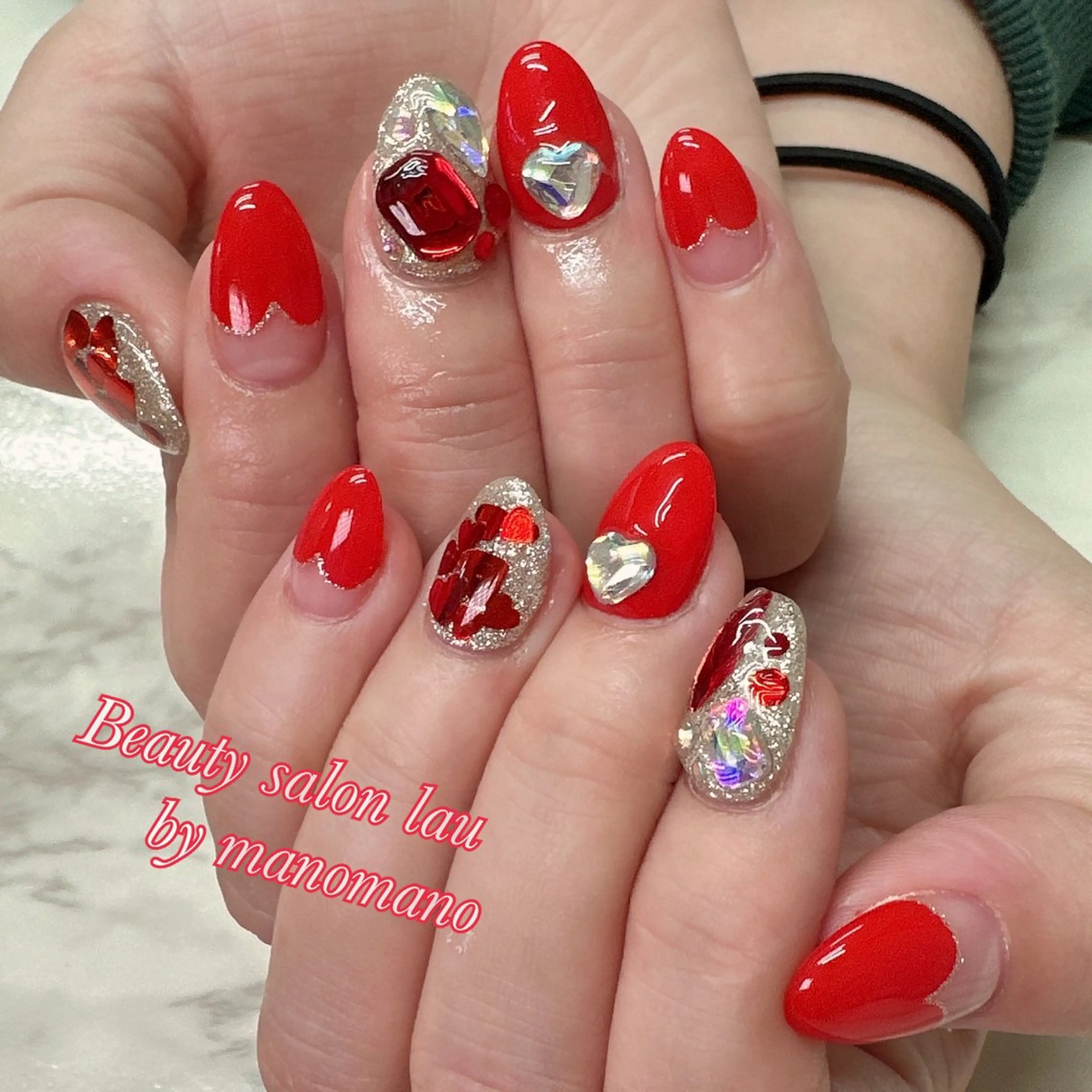 ネイル ハンドネイル ラウバイマノマノ なかざとのネイルデザイン