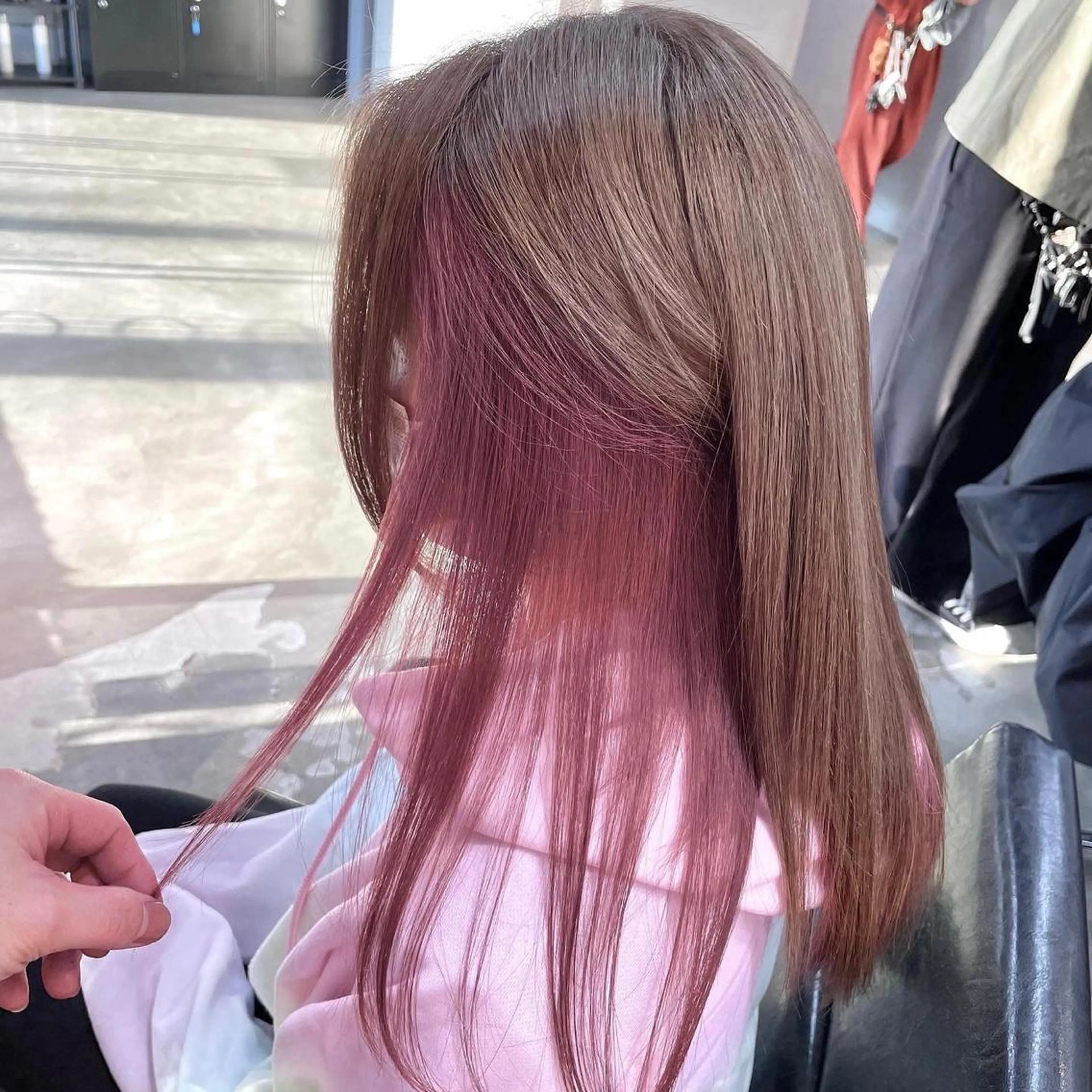 カラー Lowha(ローハ)所属・蓑島廉 ミノシマレンのヘアスタイル