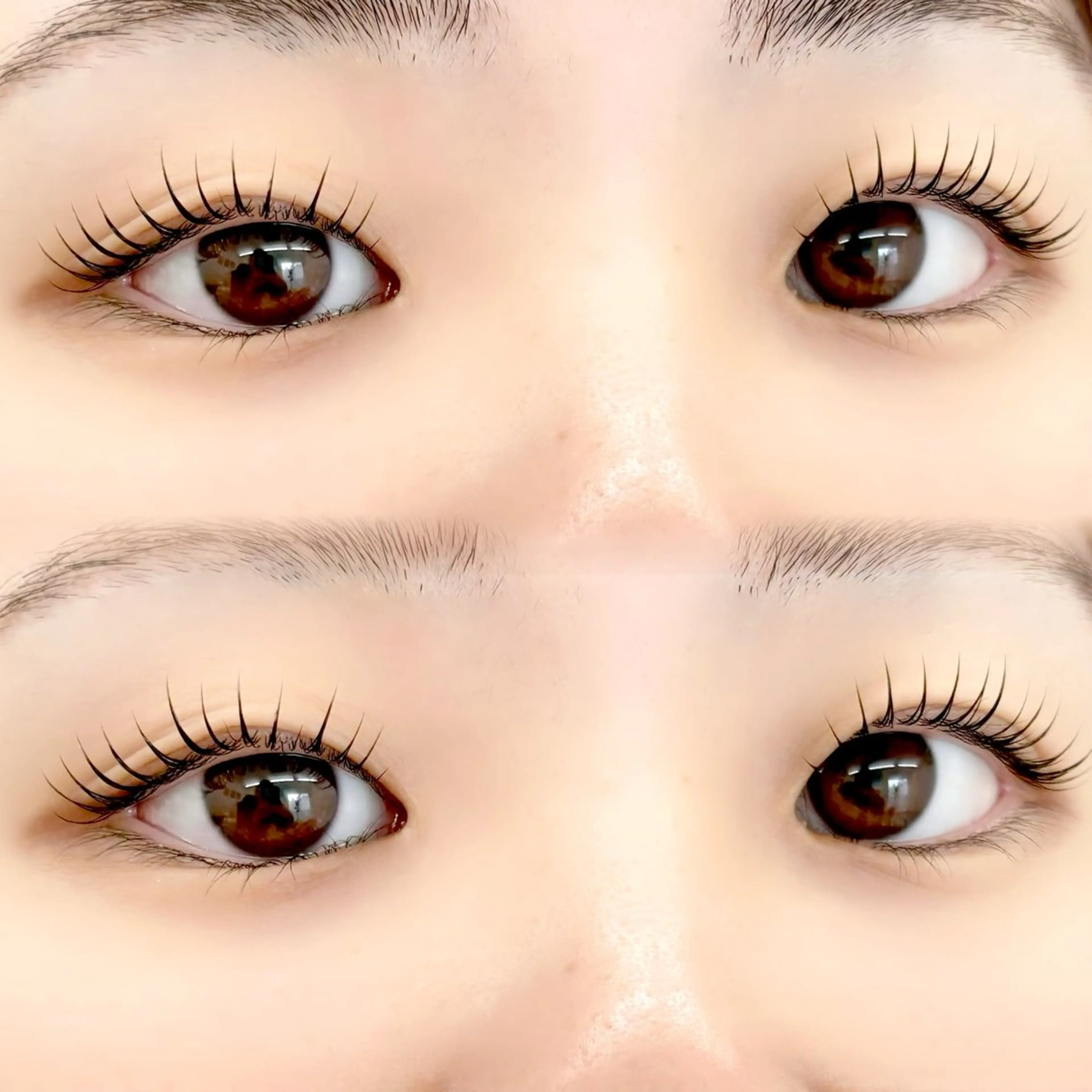 マツエク・マツパ 束感まつ毛 フラットラッシュ 韓国風マツエク ナチュラル まつげパーマ マツパ CLUTCH🫧 ayanoのマツエク・マツパデザイン