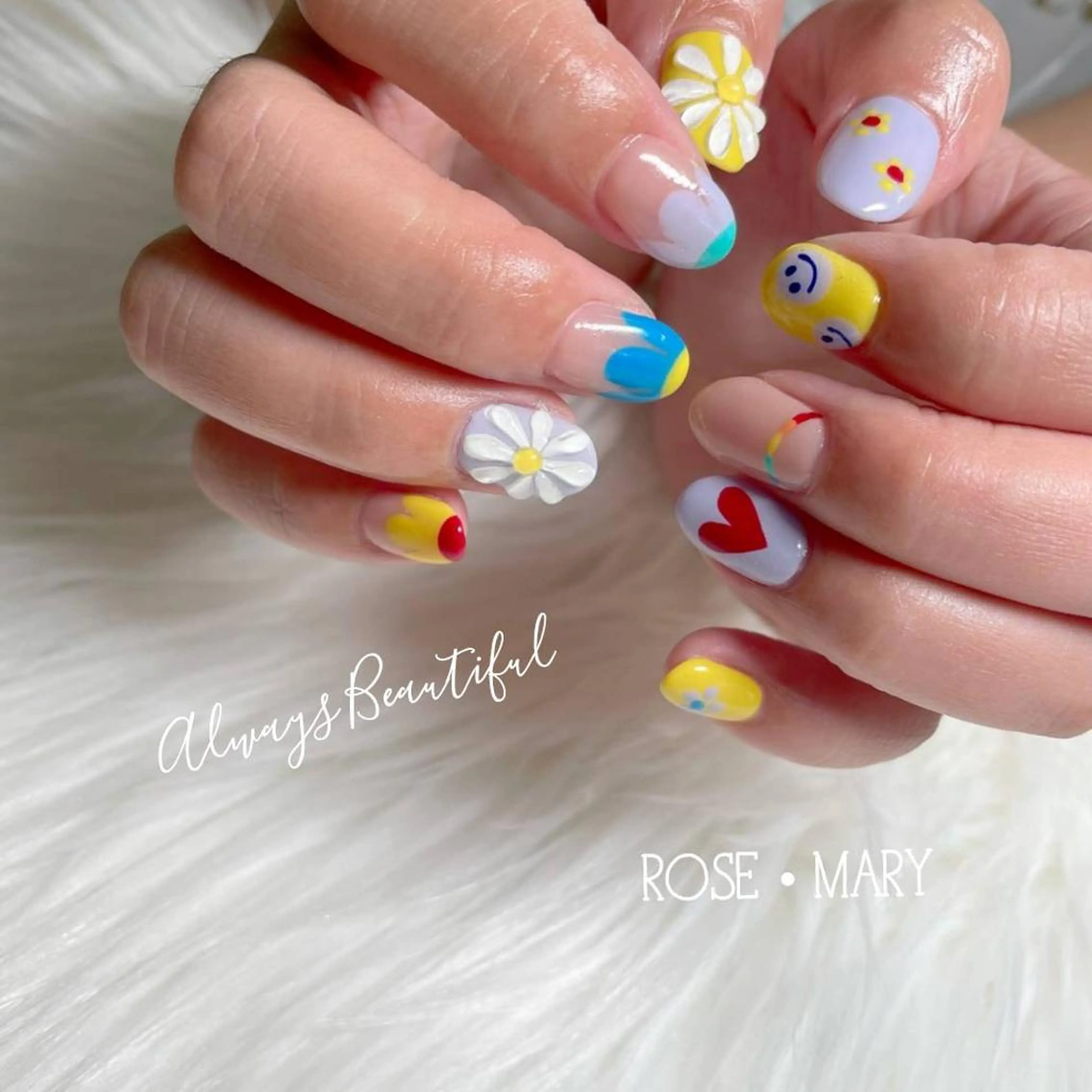 ネイル ハンドネイル ROSE・ MARY 鈴木のネイルデザイン