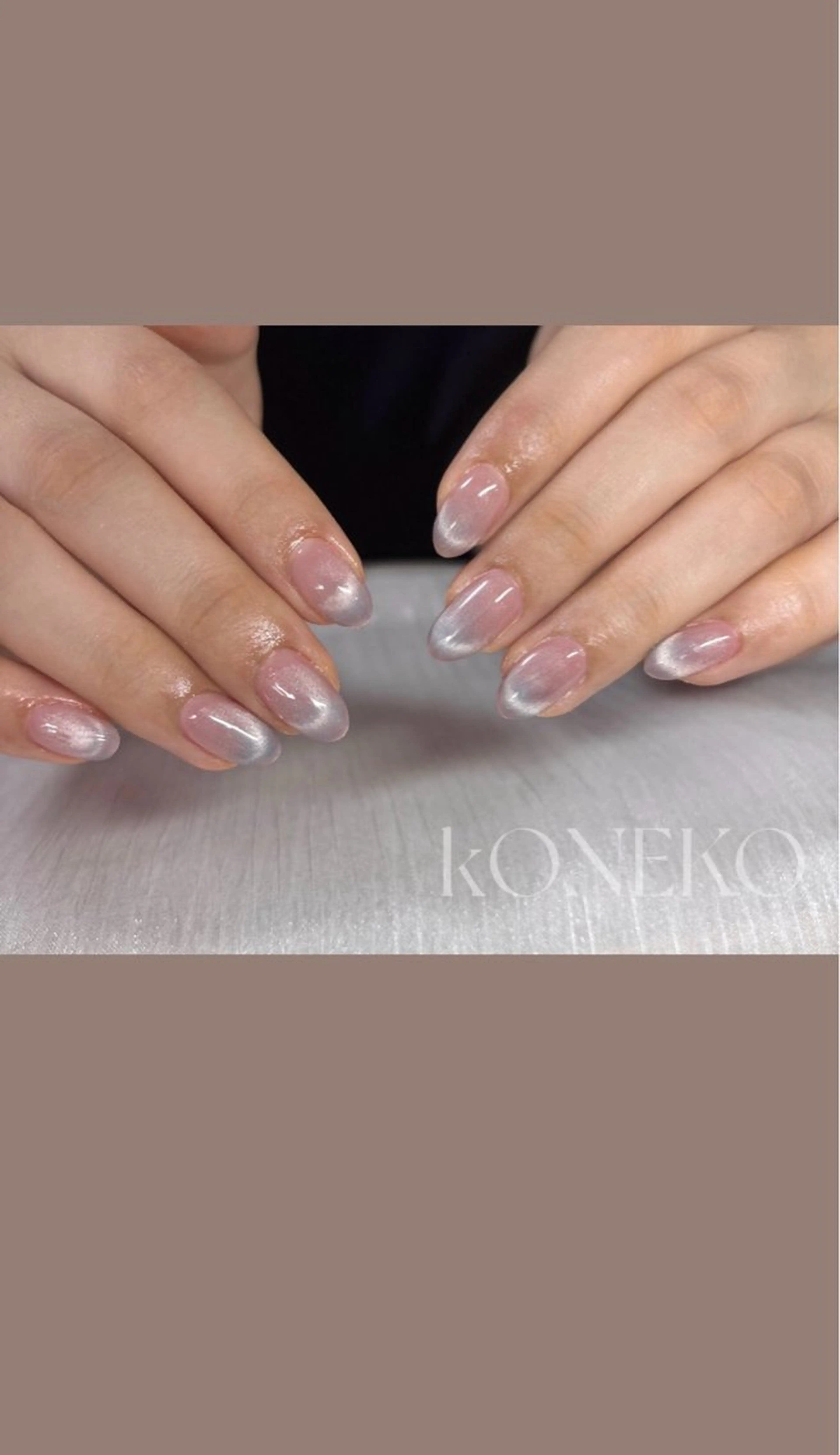 ネイル ハンドネイル コネコネイルサロン モデル用のネイルデザイン