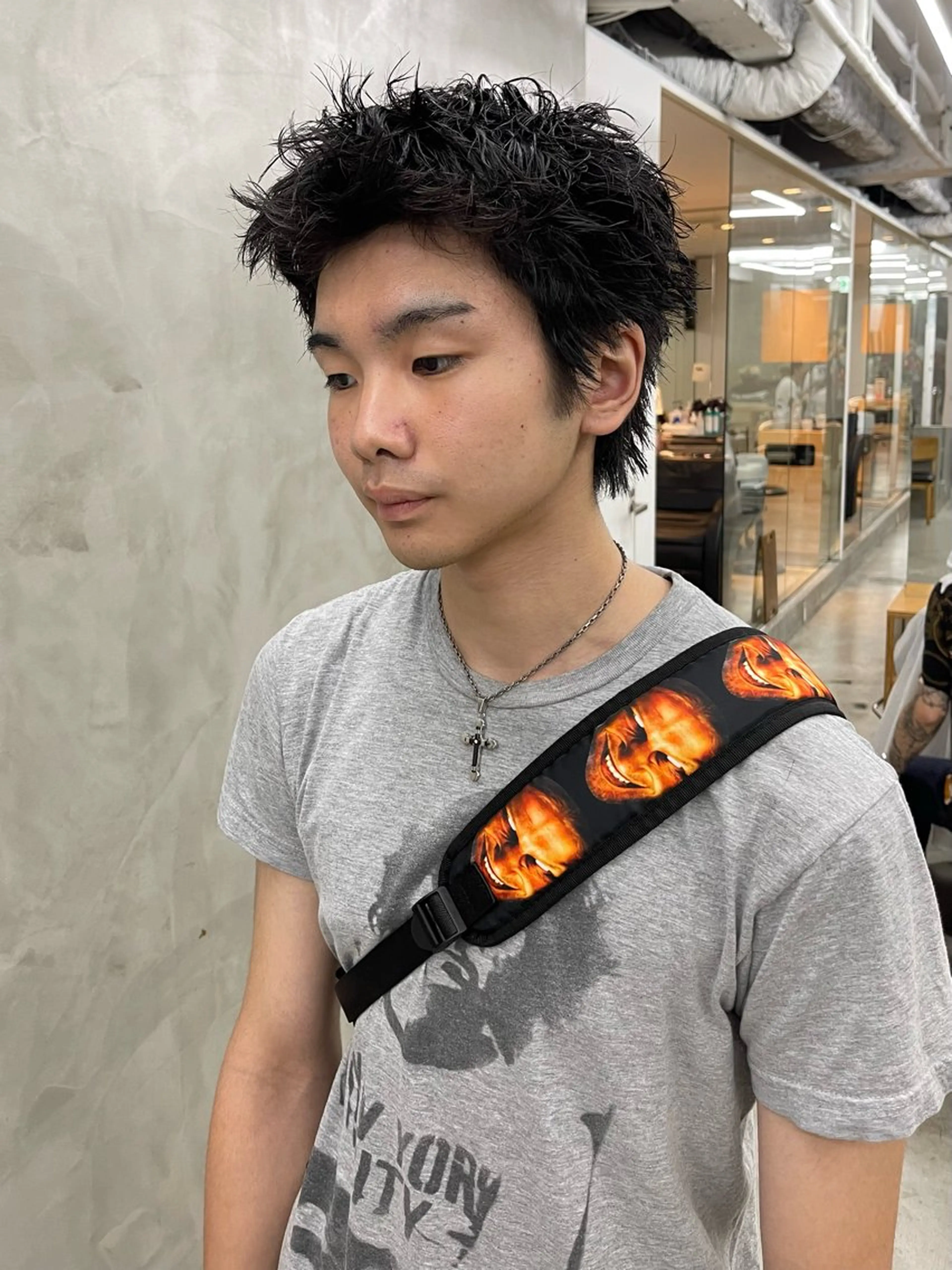 パーマ メンズ カット パーマ メンズカット パーマ[佐橋]のヘアスタイル