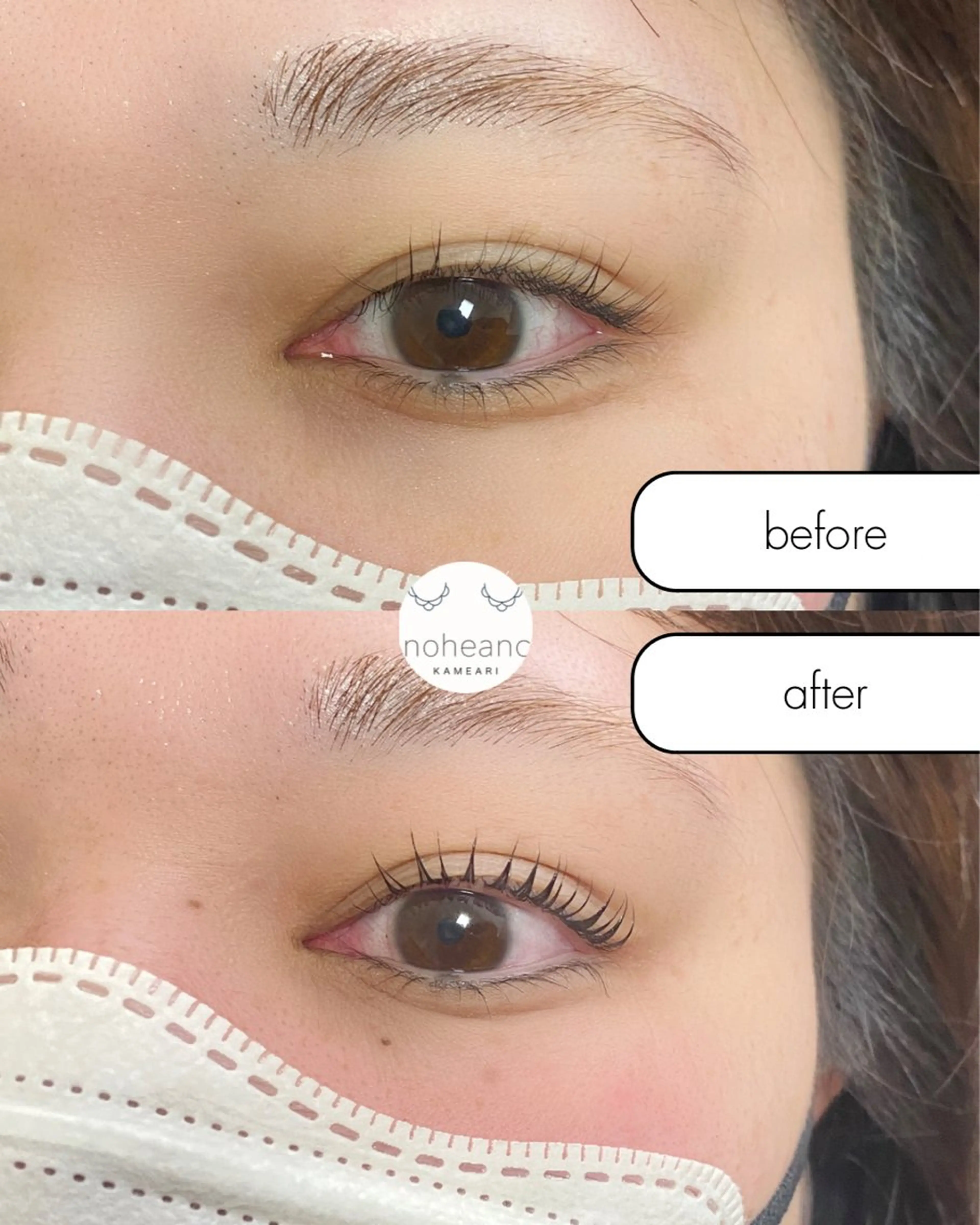 マツエク・マツパ 韓国風マツエク まつげパーマ noheanc所属・まつげパーマ エクステのマツエク・マツパデザイン
