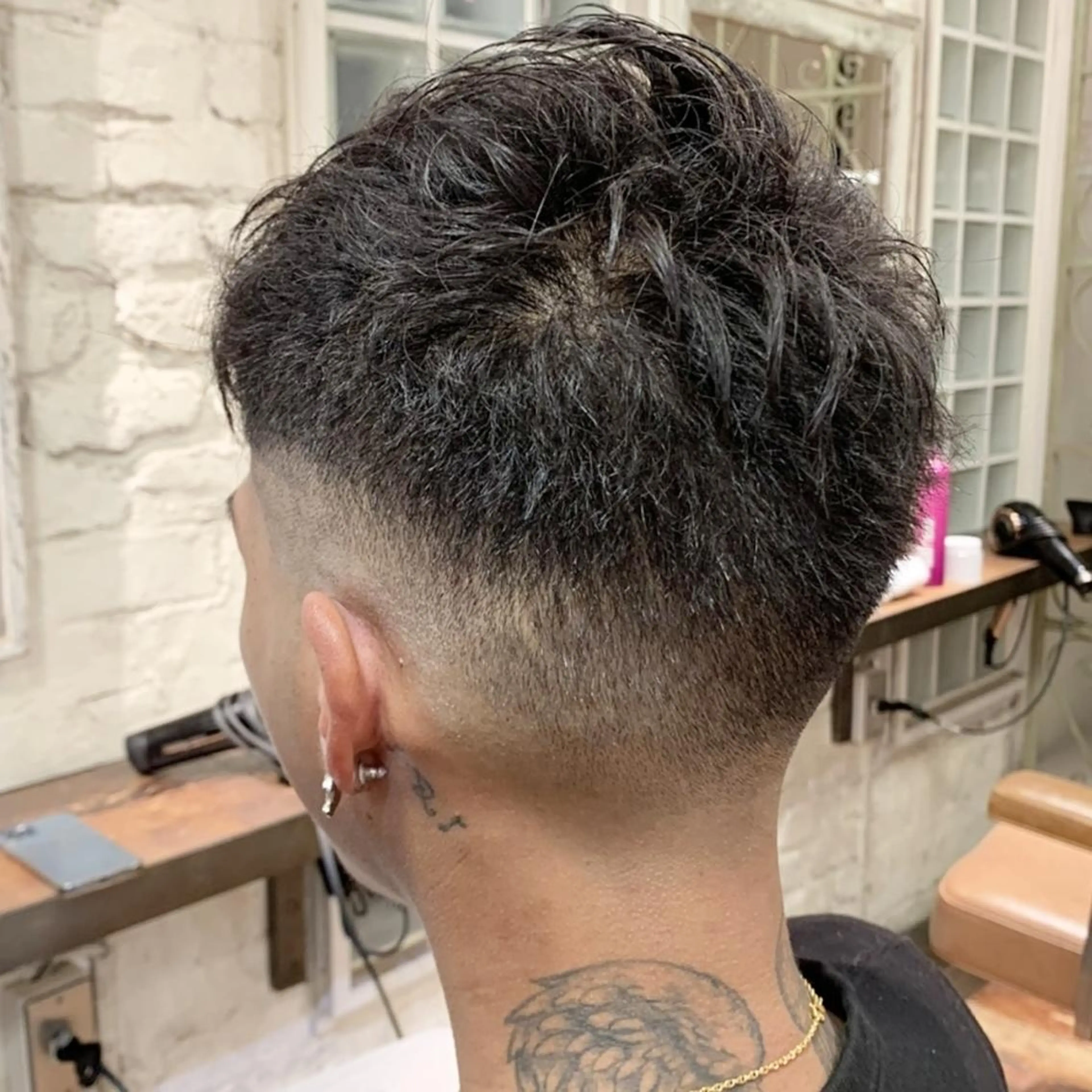 ショート メンズ カット Hair make ONE  008所属・メンズ/フェード/ バーバー/盛山大地のヘアスタイル