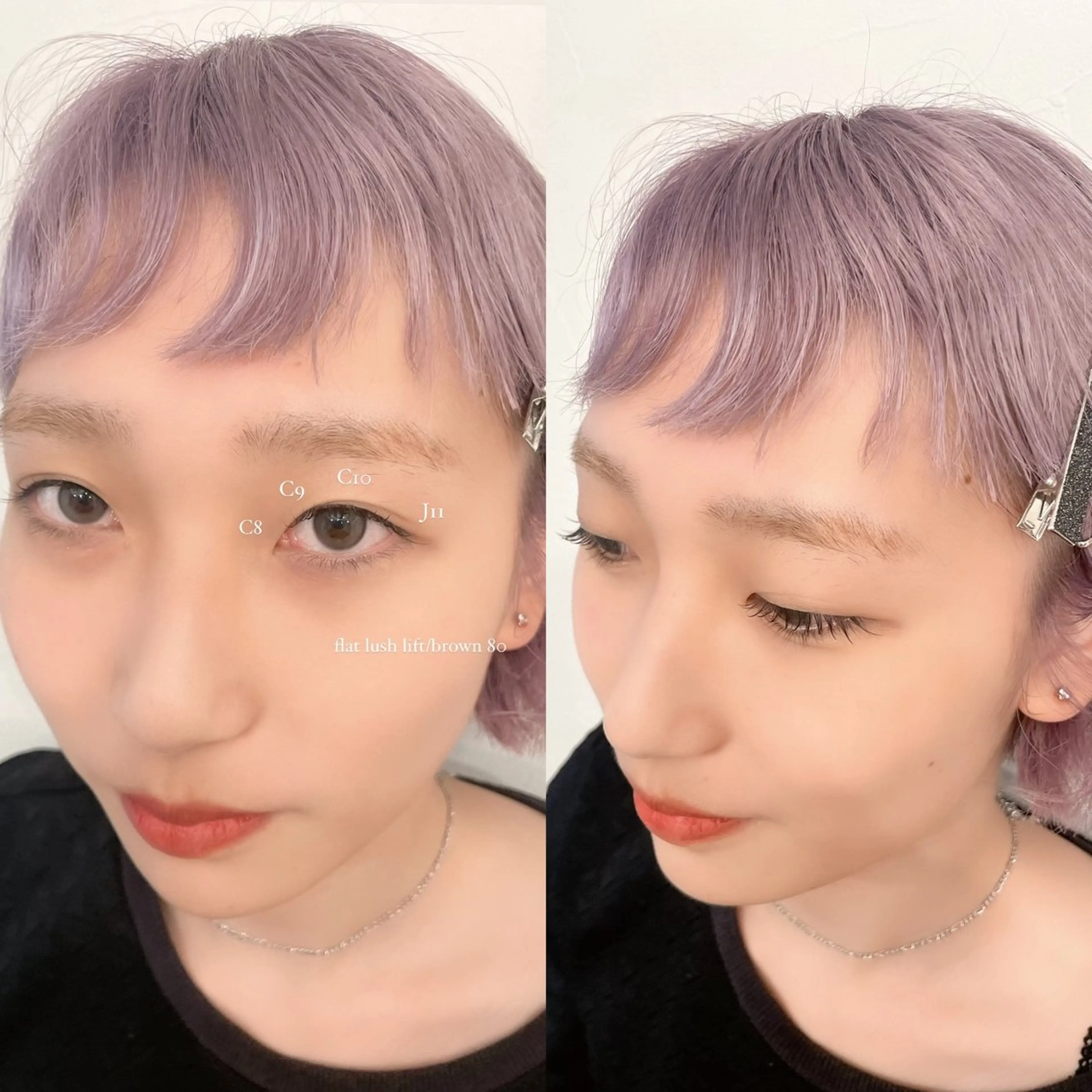 マツエク・マツパ ナチュラル マツエク NADIA coniのマツエク・マツパデザイン