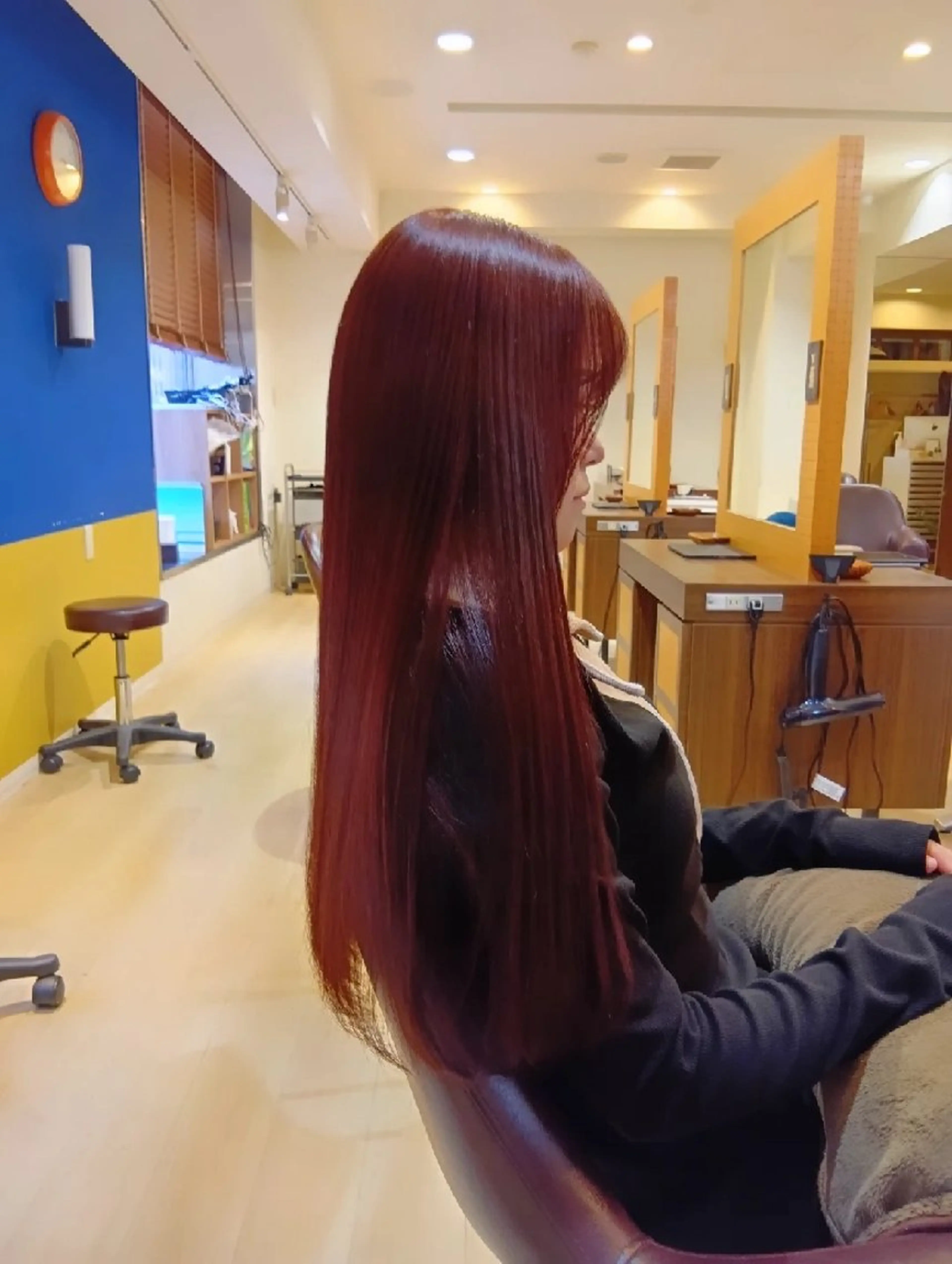 カラー ロング ブラウンカラー ピンクカラー ピンクブラウン トリートメント カット ヘアカラー トリートメント 小林暢🌟Orque 髪質改善サロン🌙のヘアスタイル