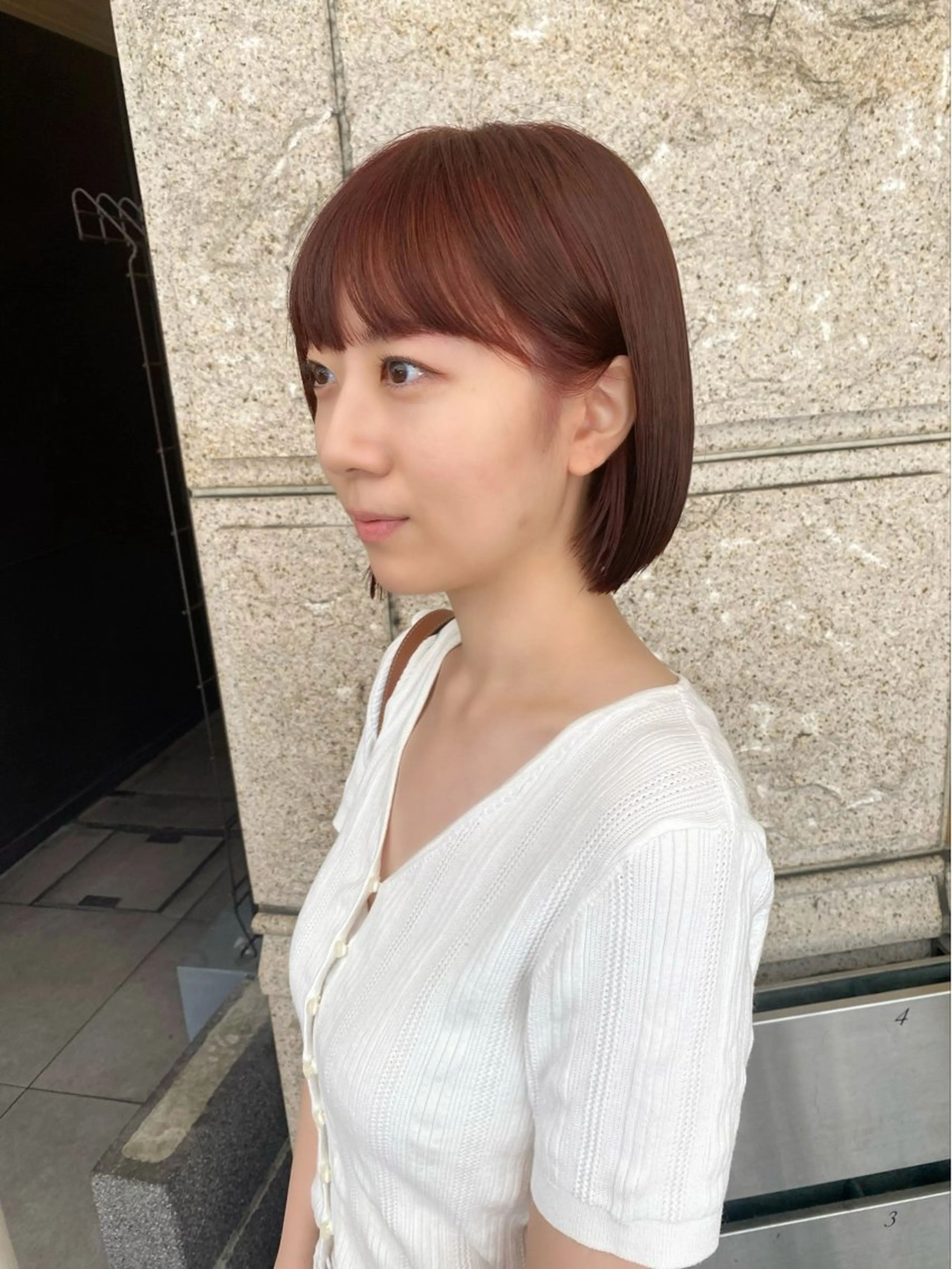 ミディアム 藤原 侑香のヘアスタイル