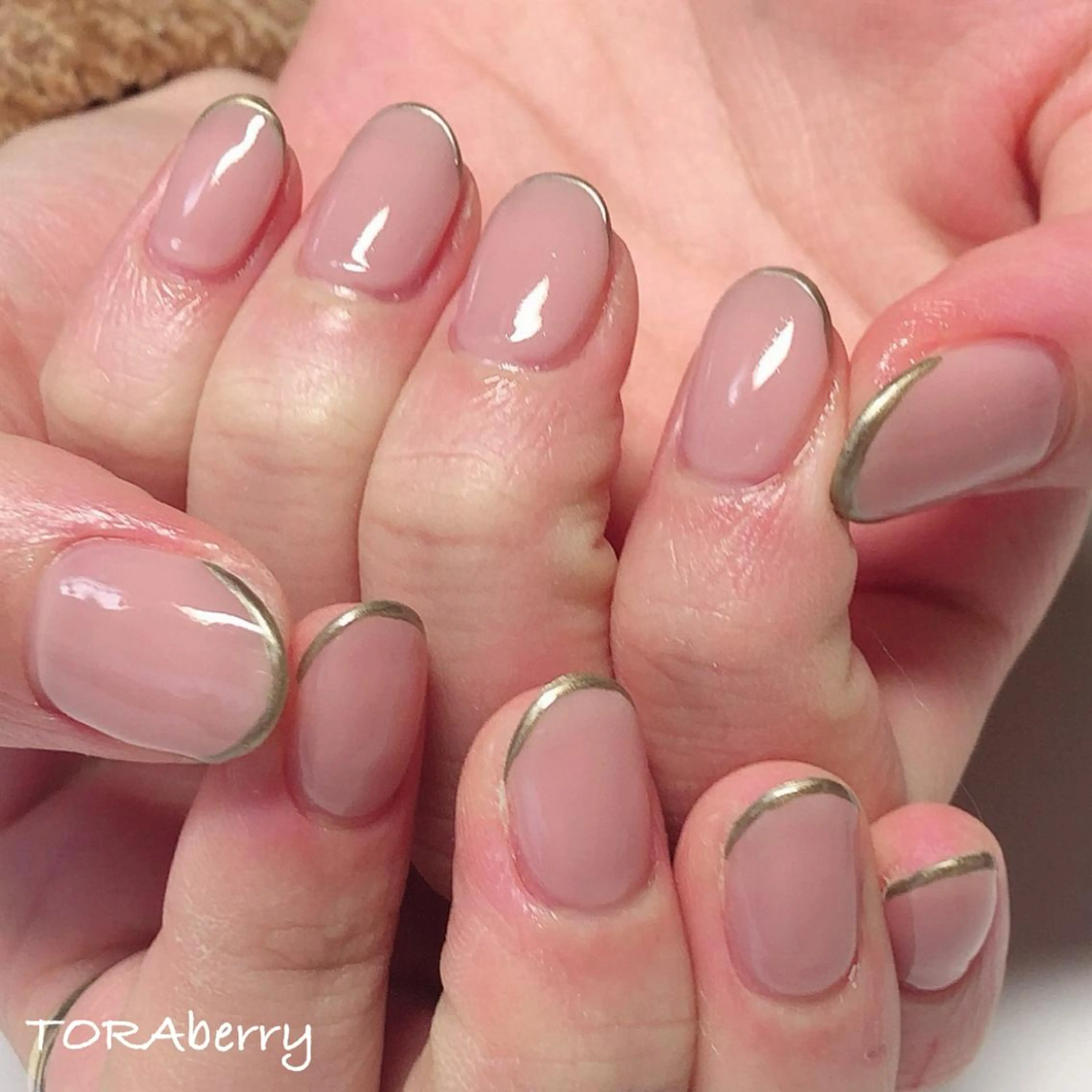 ネイル ラメ(グリッター) ハンドネイル ネイリスト なつみのネイルデザイン